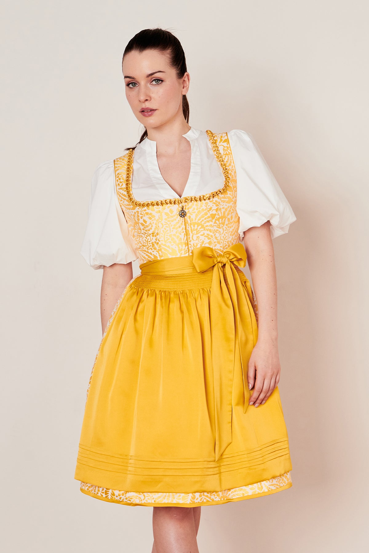 Dirndl Krüger 70cm gelb