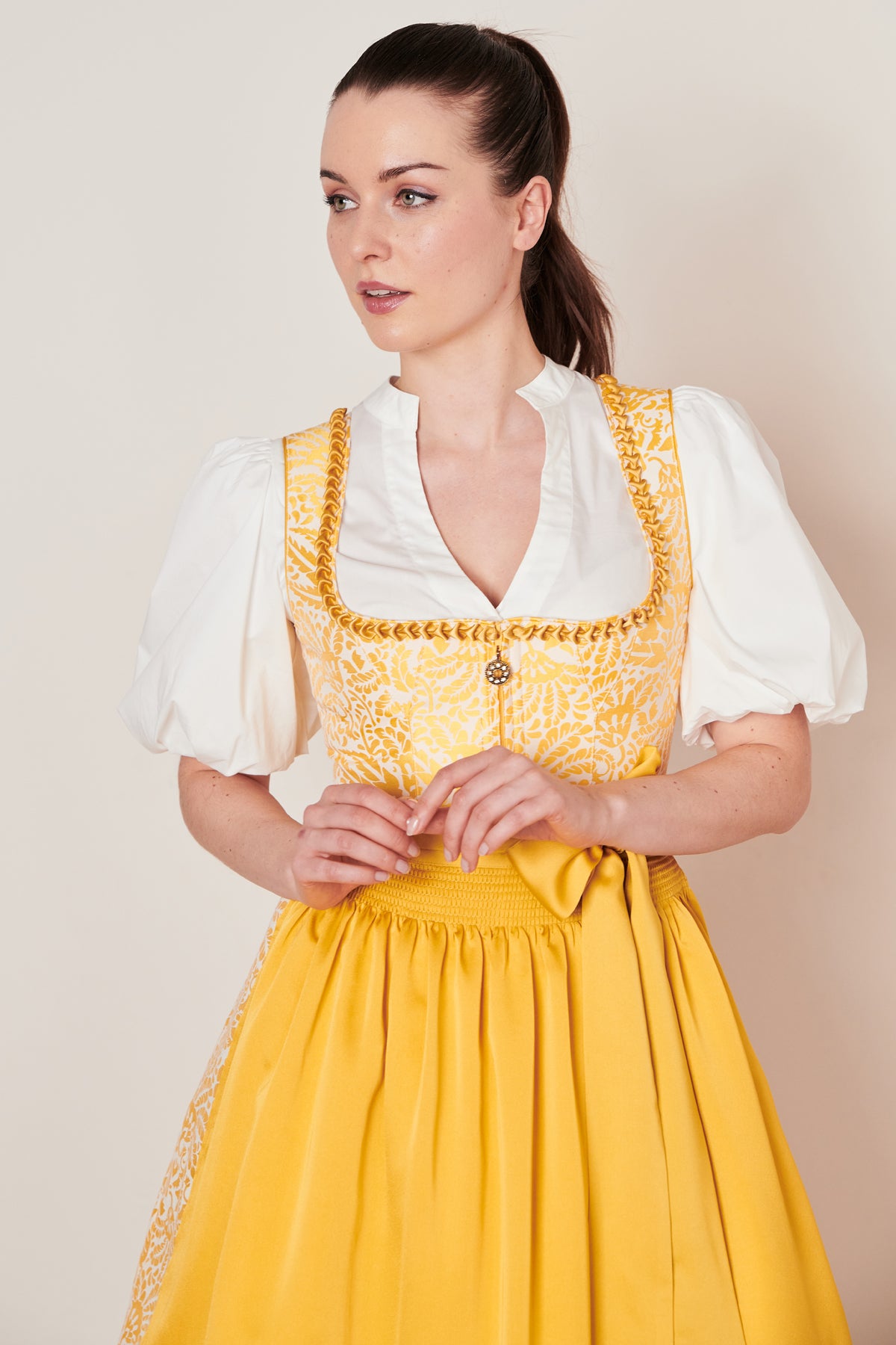 Dirndl Krüger 70cm gelb