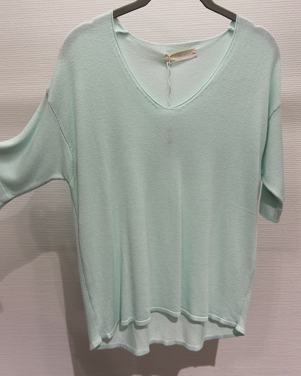 Shirt V Milano mint