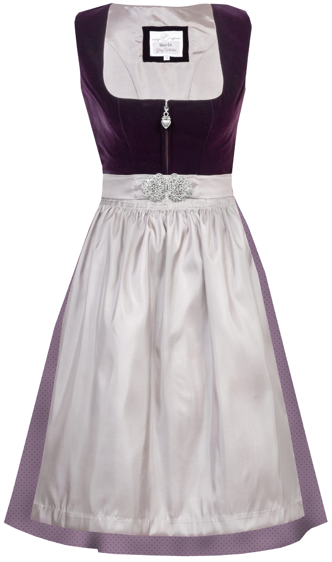 Dirndl Marjo Inka plaume 65cm