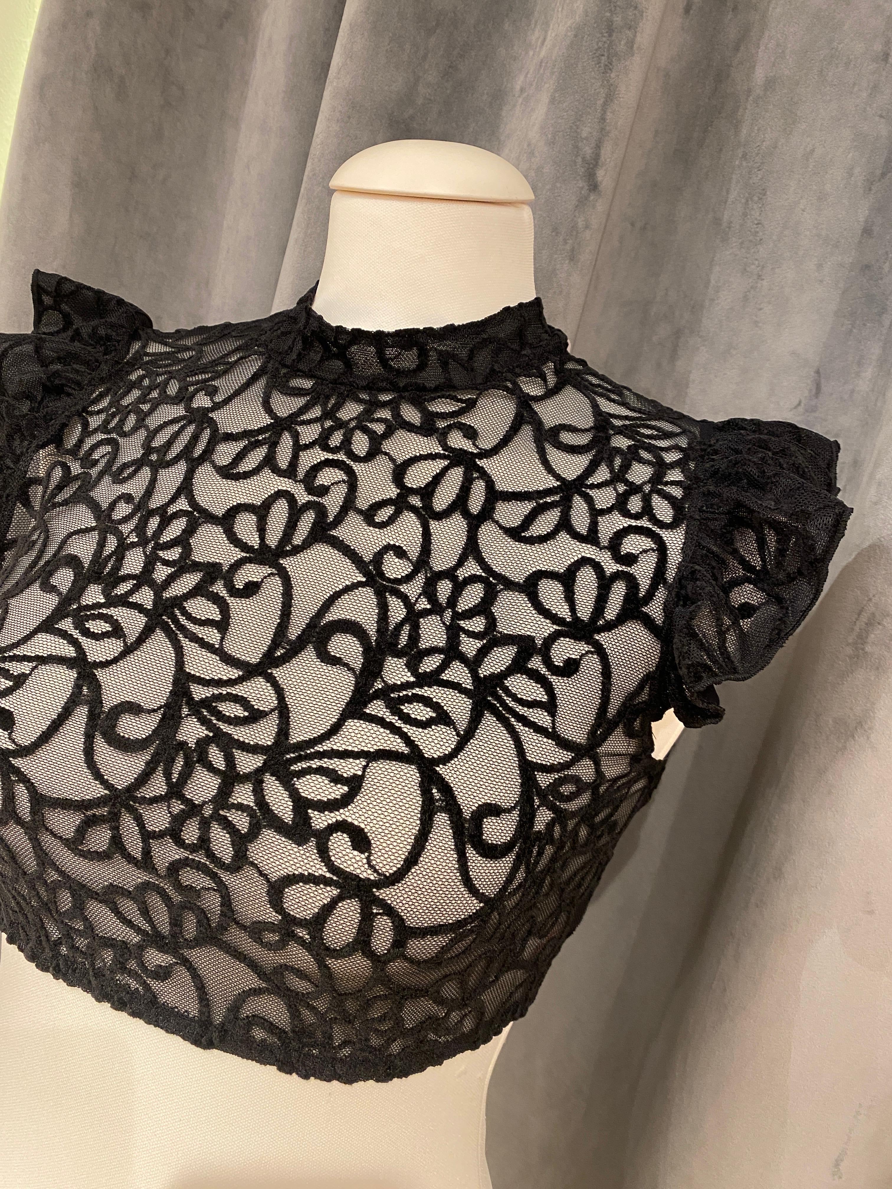 Dirndlbluse Chiara Nina von C. schwarz