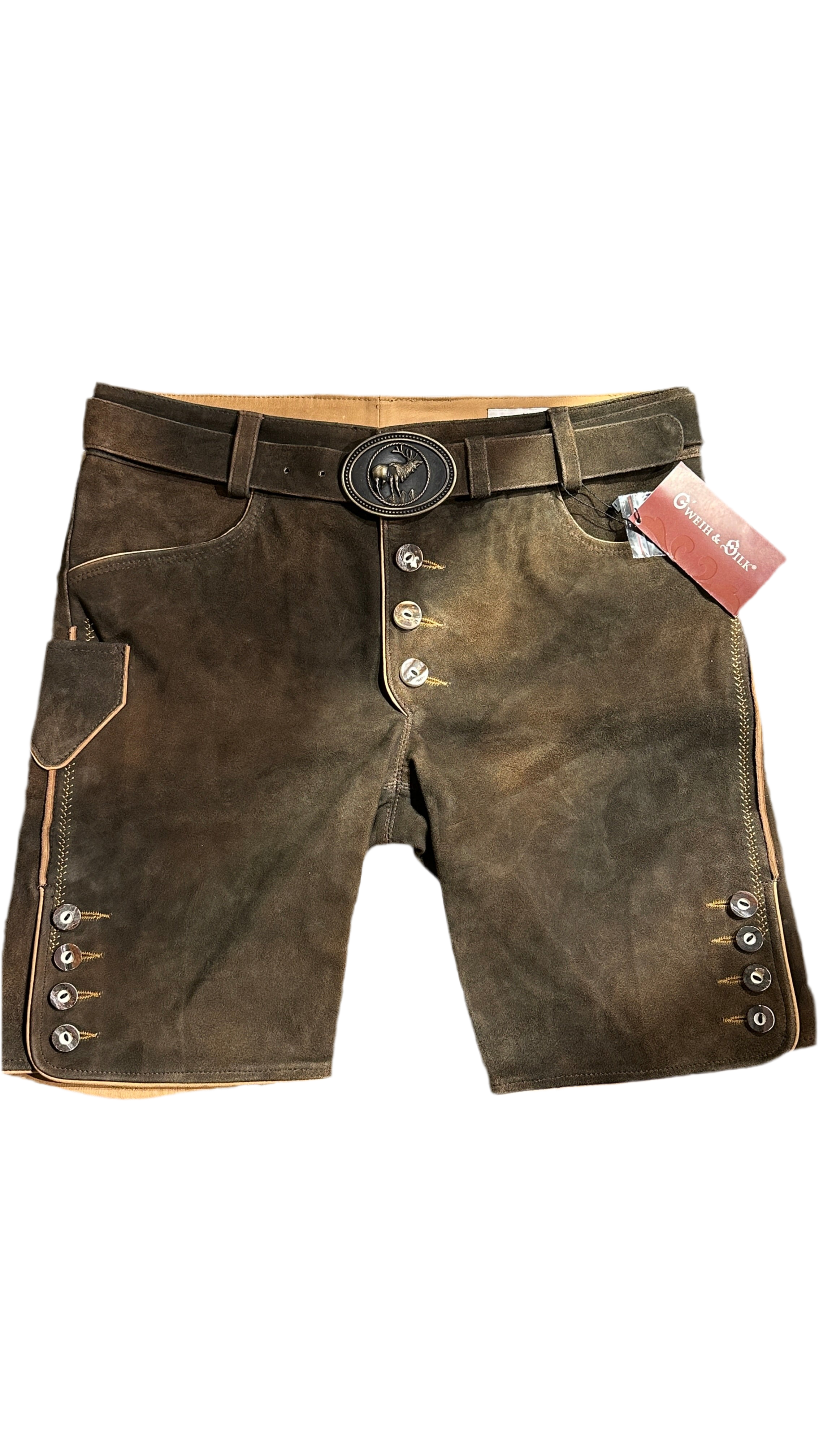 Lederhose G´Weih & Silk Rupetri alt brawn