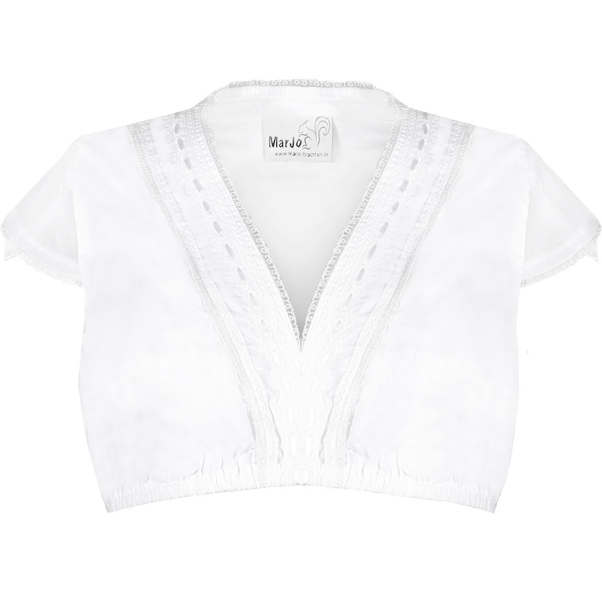 Dirndlbluse Fiona-Almut Marjo V-Ausschnitt