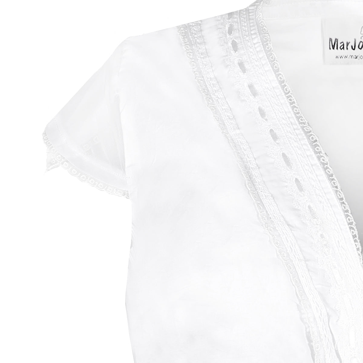 Dirndlbluse Fiona-Almut Marjo V-Ausschnitt