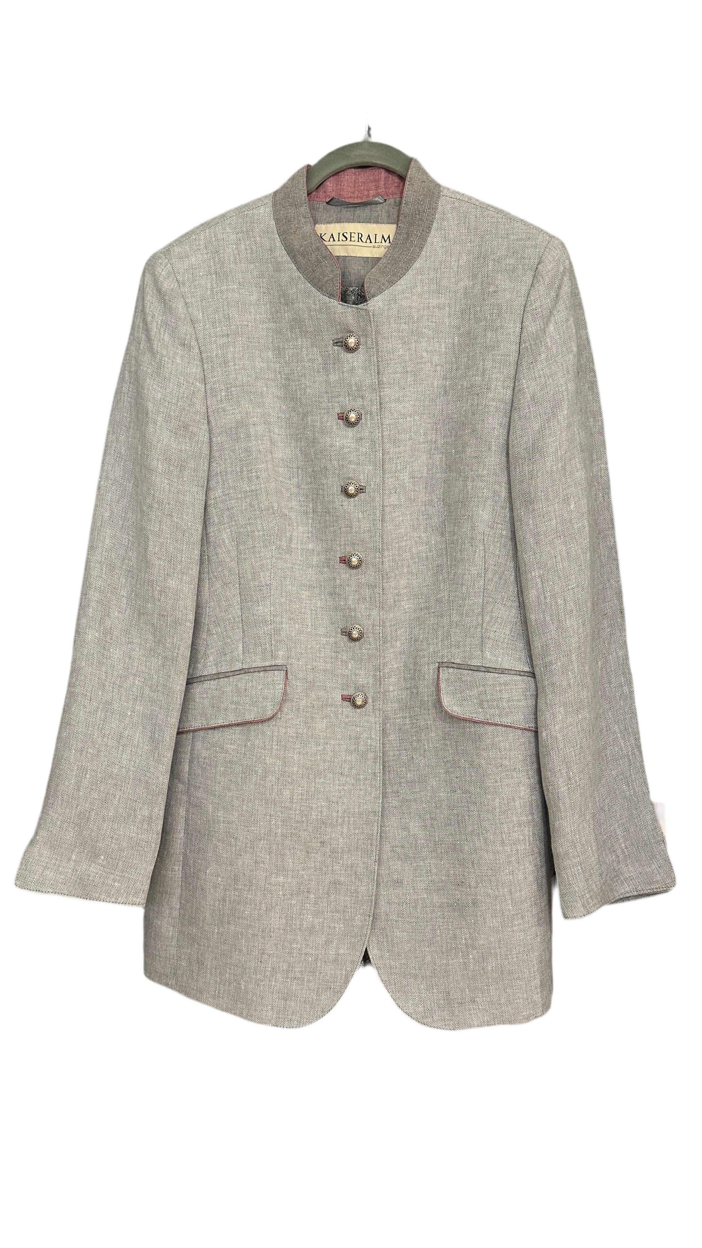 Trachtenjacke Damen Kaiserjäger grau