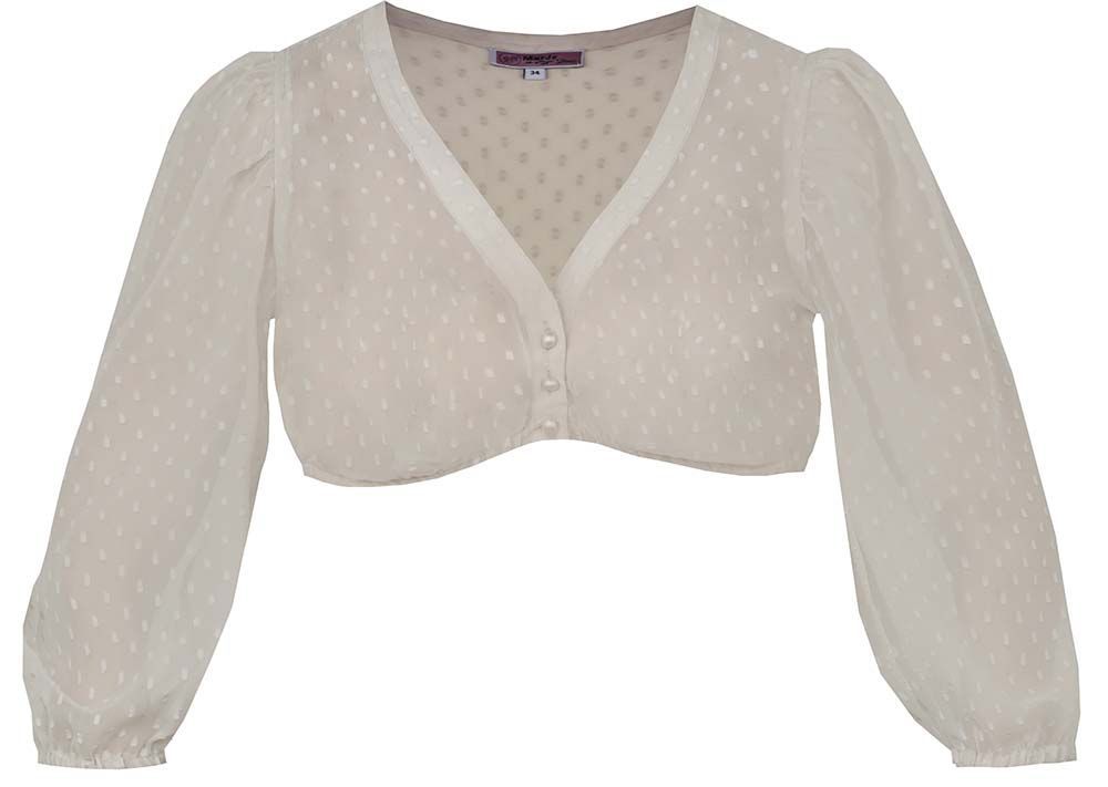 Dirndlbluse Marjo Ahorntal taupe