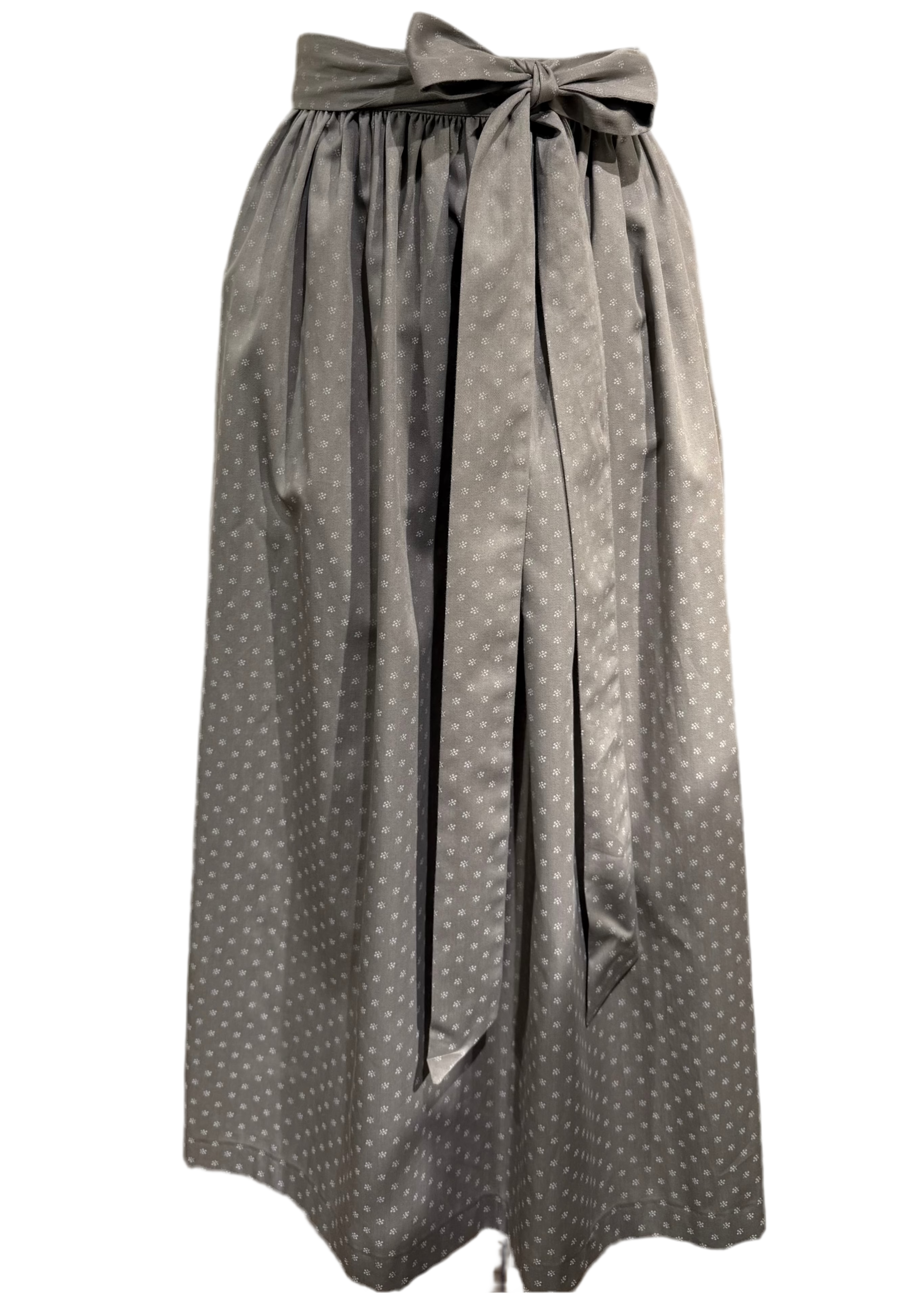Dirndlschürze Anno Domini Design Lina grau 80cm