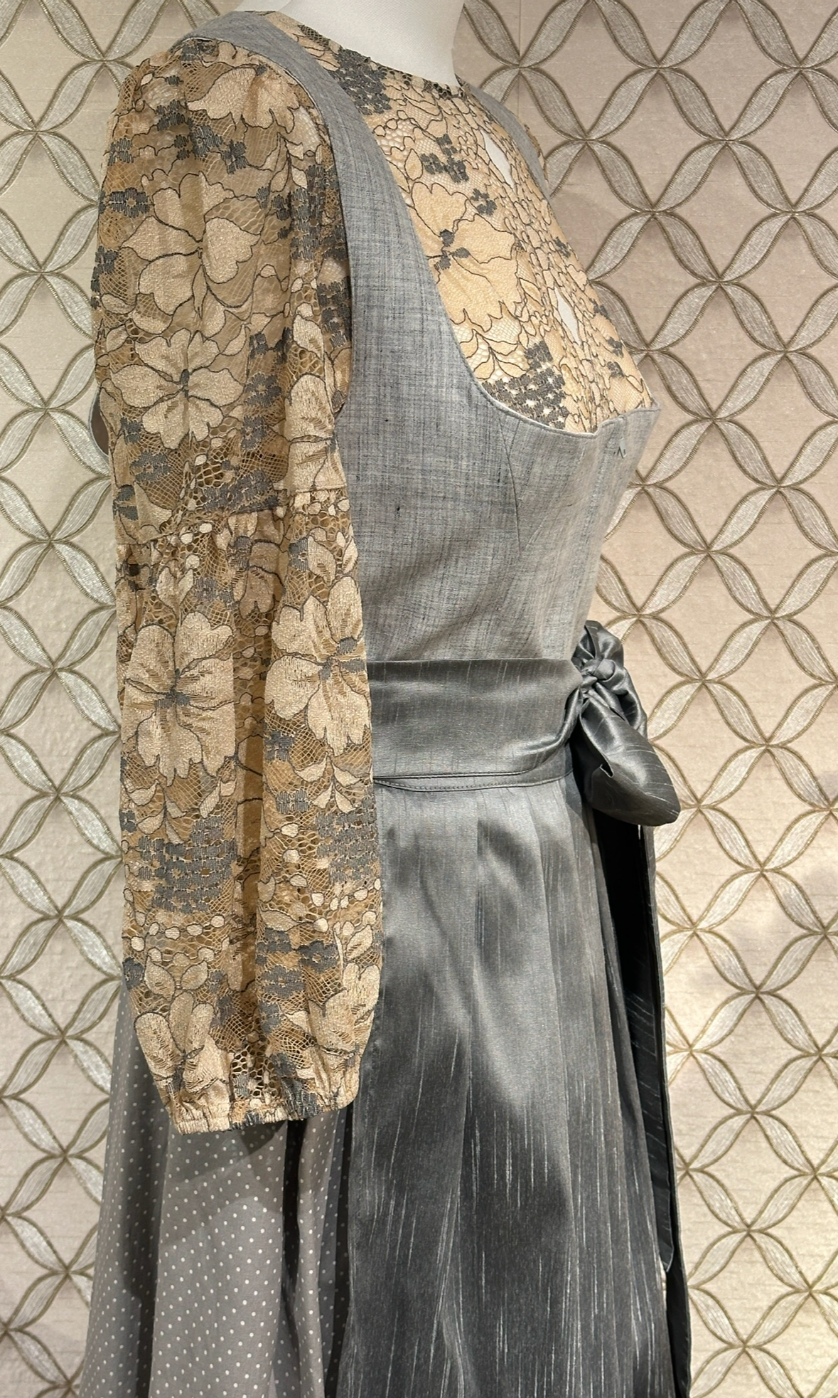 Dirndl Kaiserjäger hellgrau 70cm