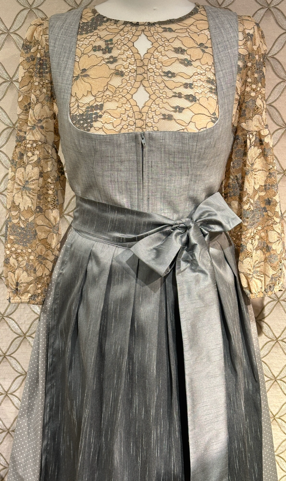 Dirndl Kaiserjäger hellgrau 70cm