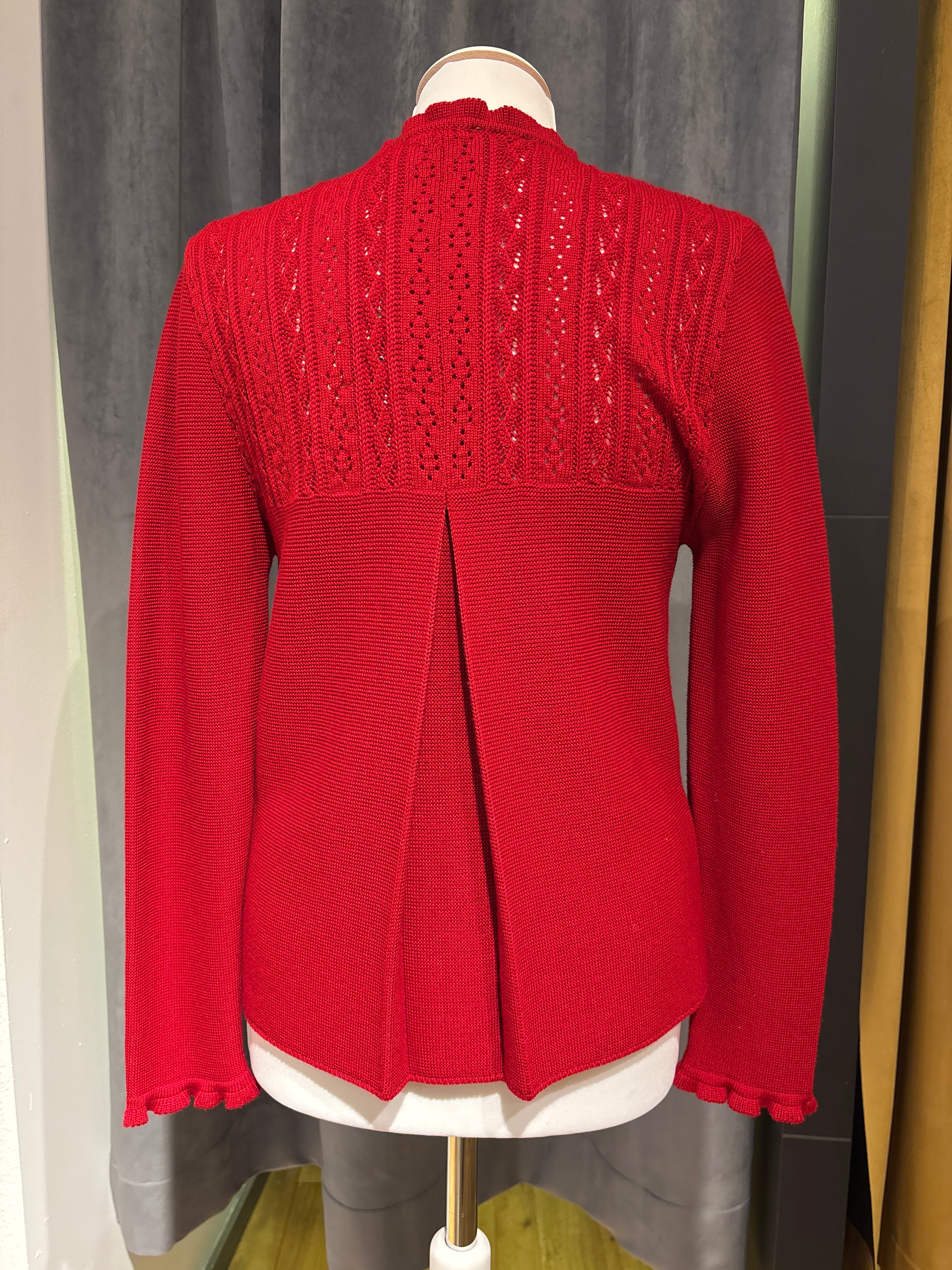 Trachten Dirndl Strickjacke Vera rot