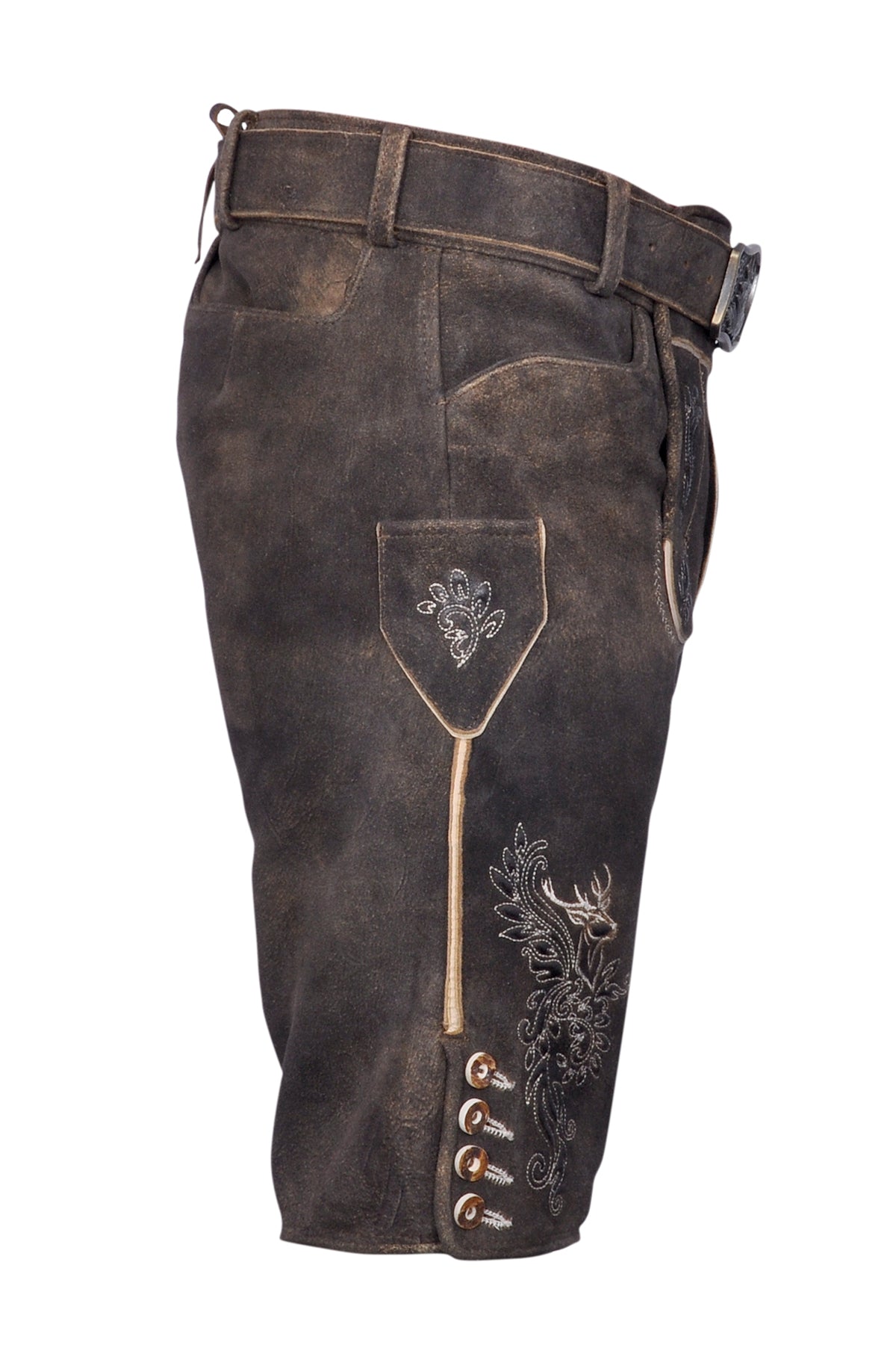 Lederhose G´Weih & Silk Boris Kaffee