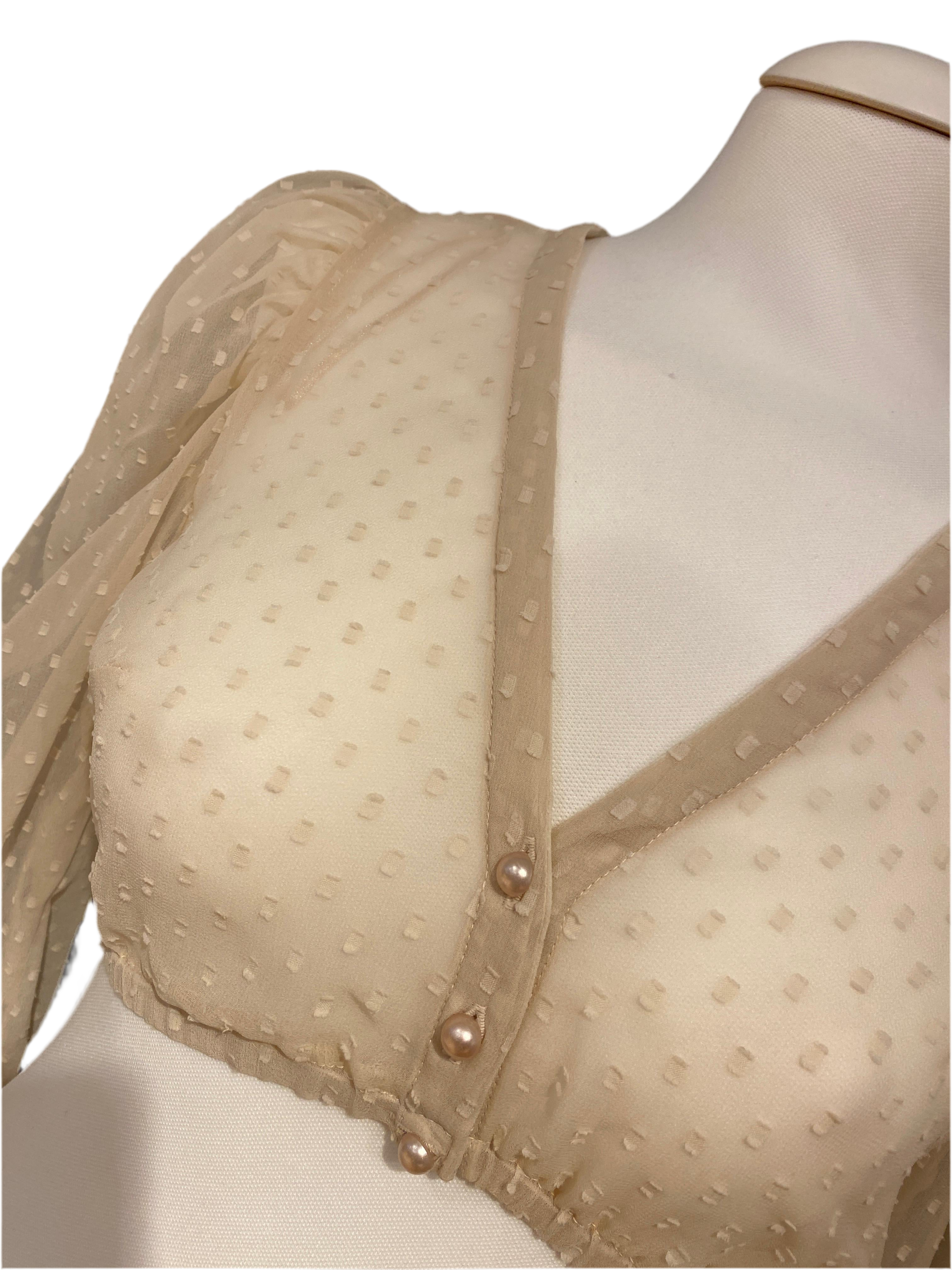 Dirndlbluse Marjo Ahorntal taupe