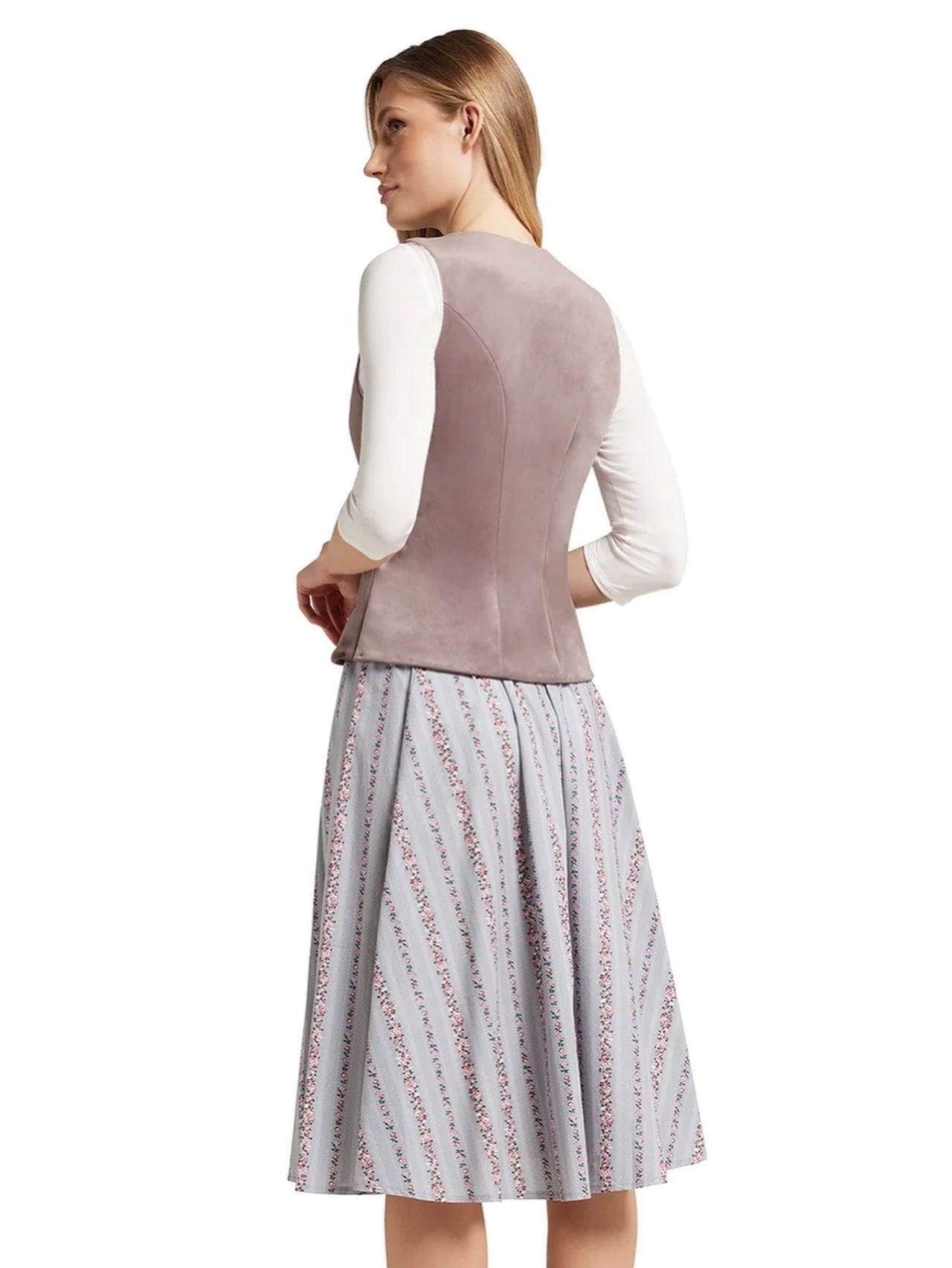 Trachtenmieder Samt Berwin rose