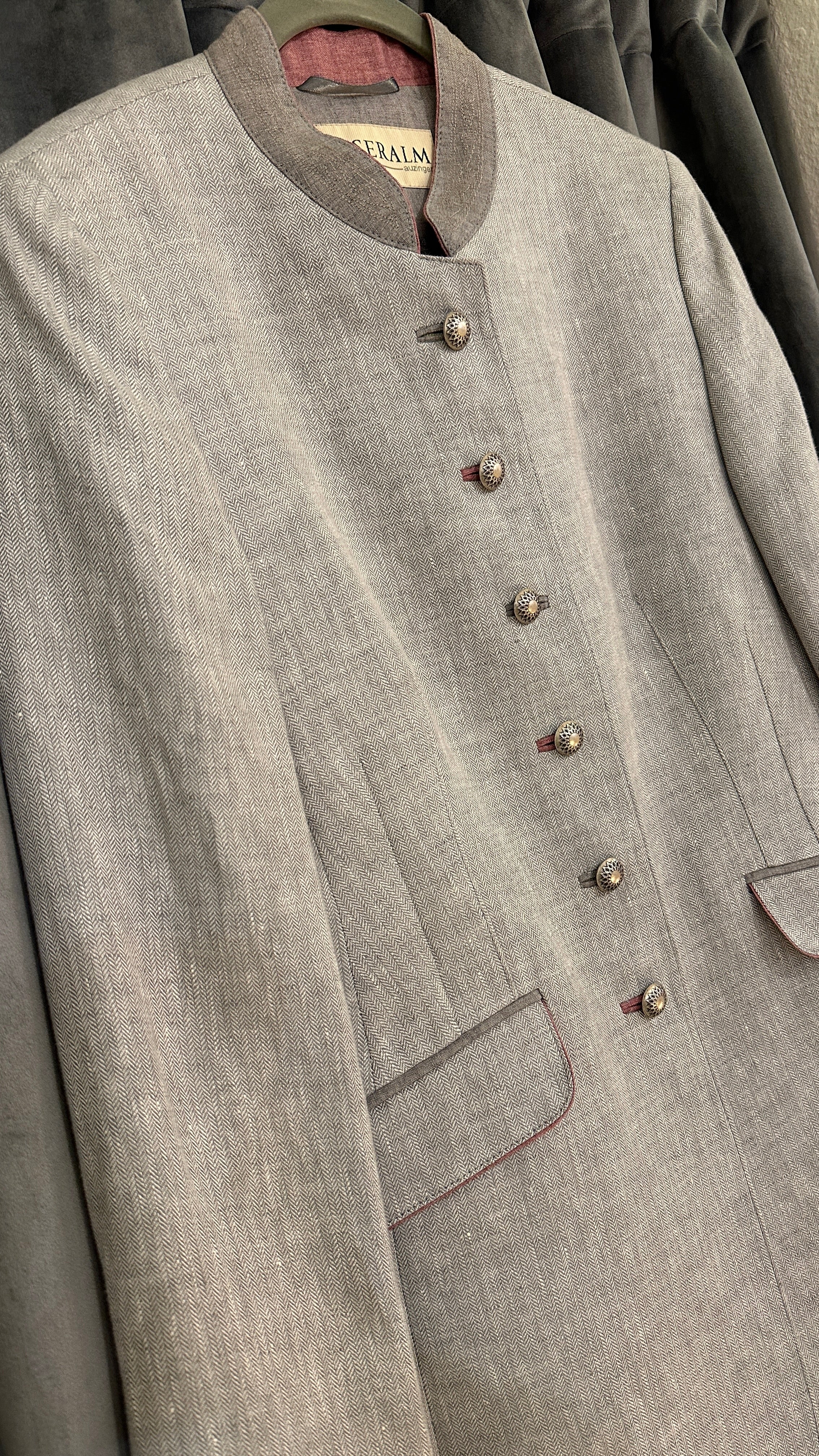 Trachtenjacke Damen Kaiserjäger grau