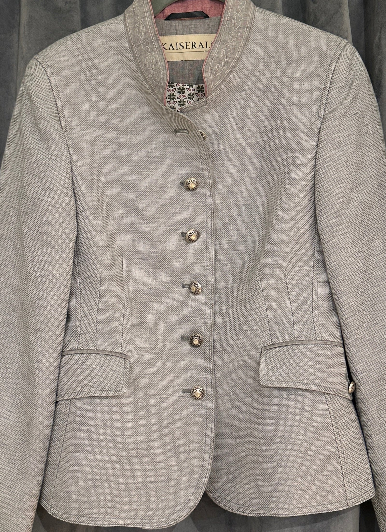 Trachtenjacke Damen Kaiserjäger Angie grau