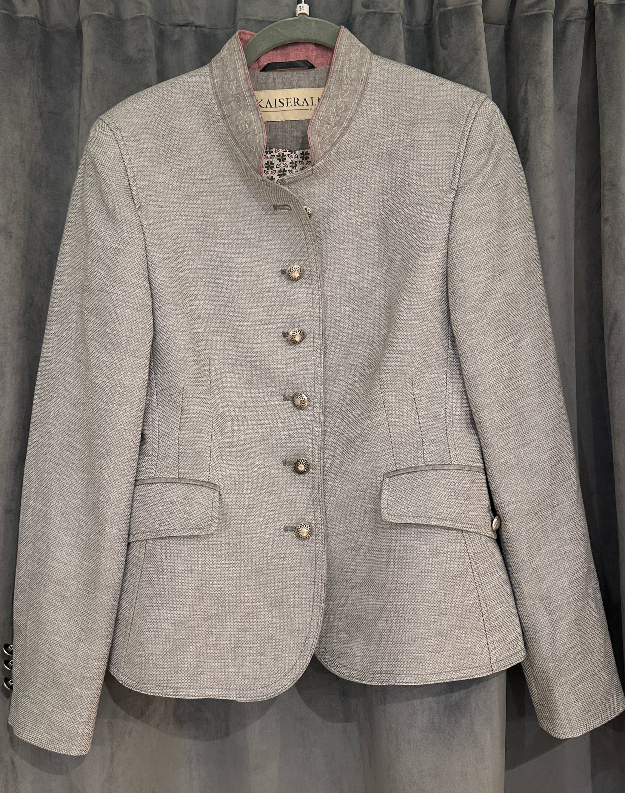 Trachtenjacke Damen Kaiserjäger Angie grau