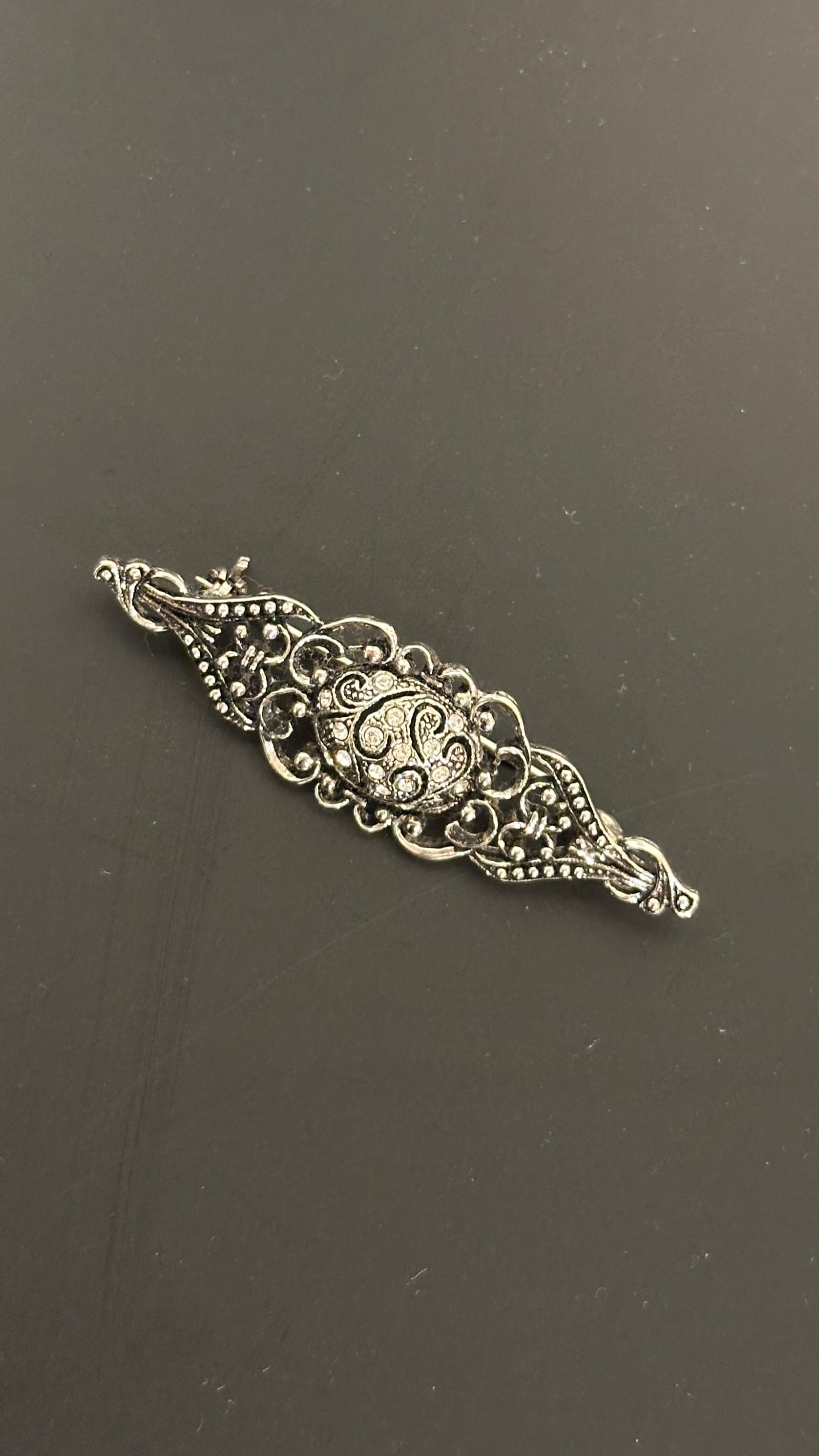 Trachten Brosche silber