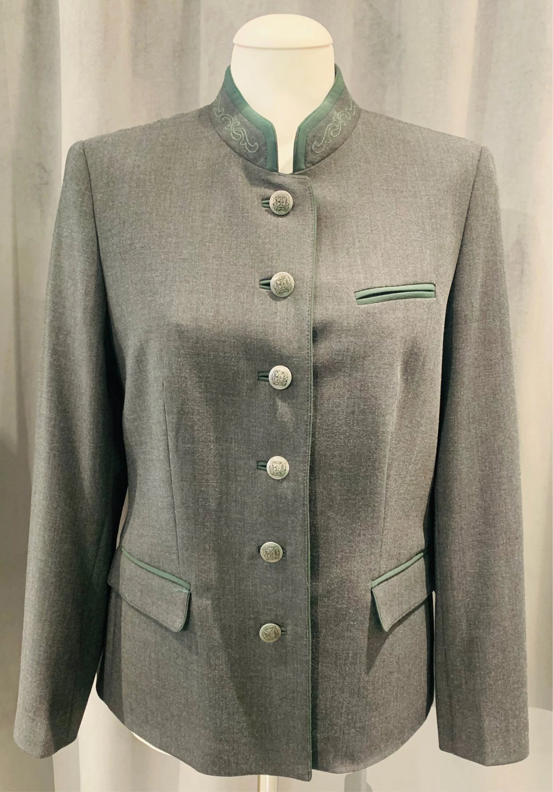 Trachtenblazer Jacke Moser Pilgram anthrazit