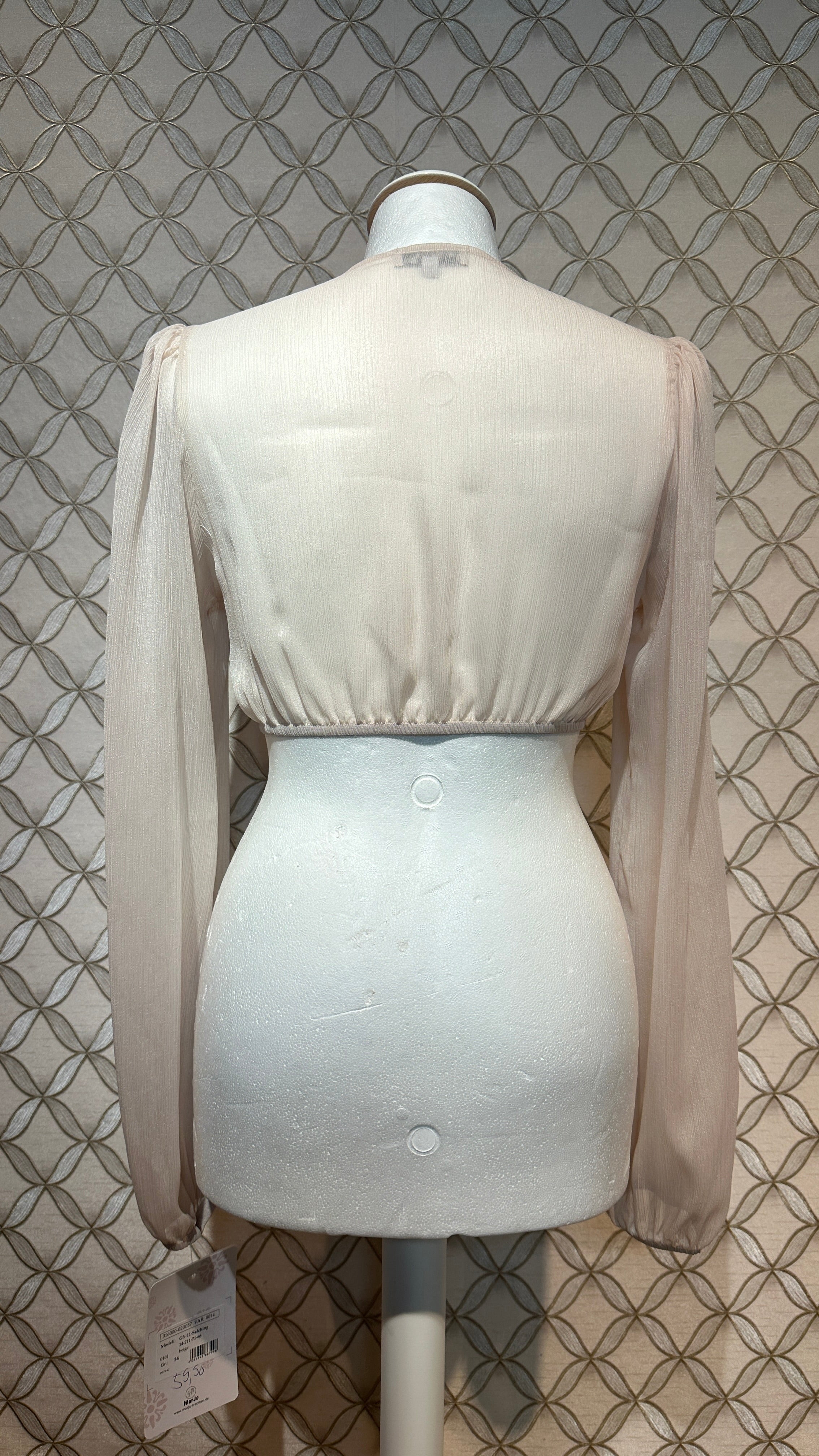 Dirndlbluse Marjo Salching beige