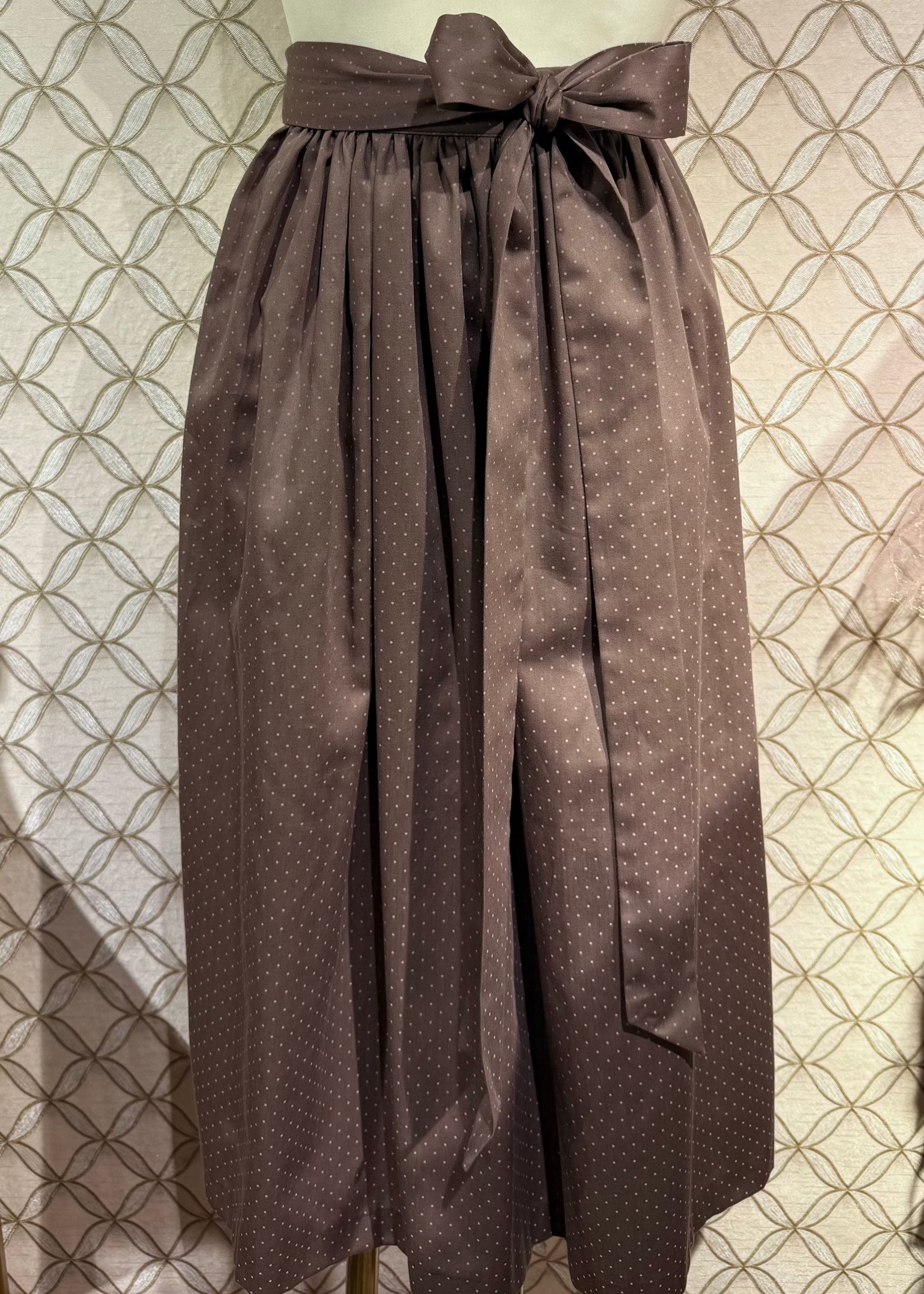 Dirndlschürze Anno Domini Design braun 80cm