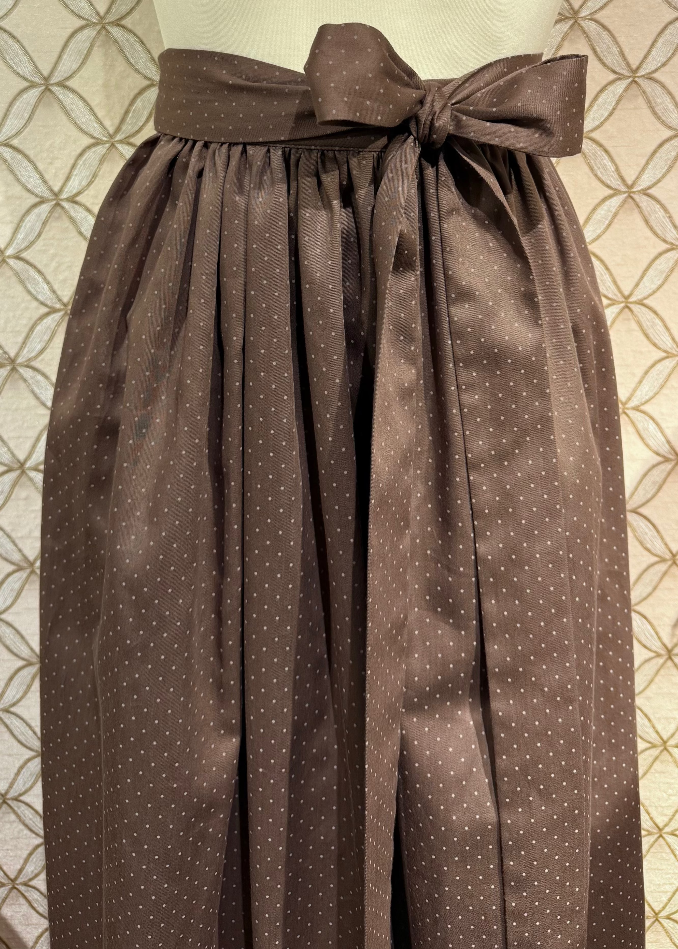 Dirndlschürze Anno Domini Design braun 80cm