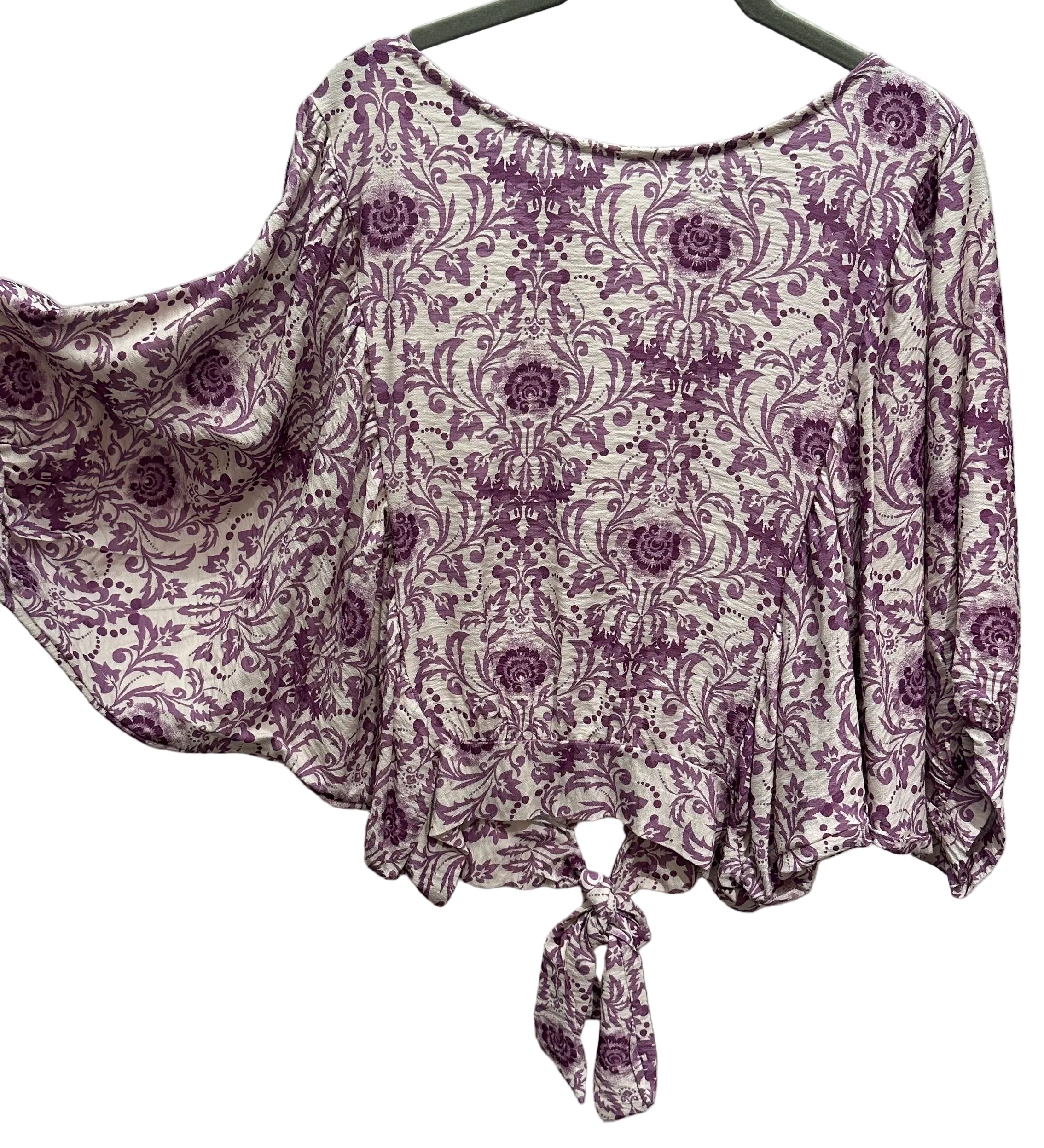 Bluse V Milano creme/lila