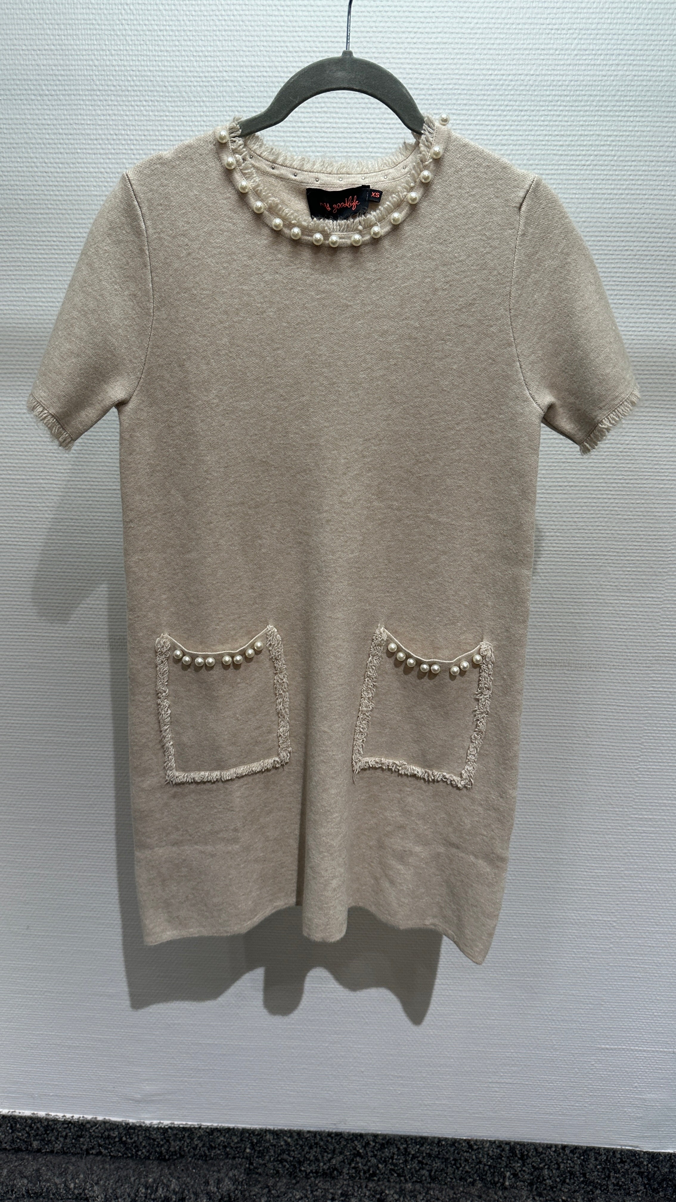 Strickkleid Miss Goodlife creme