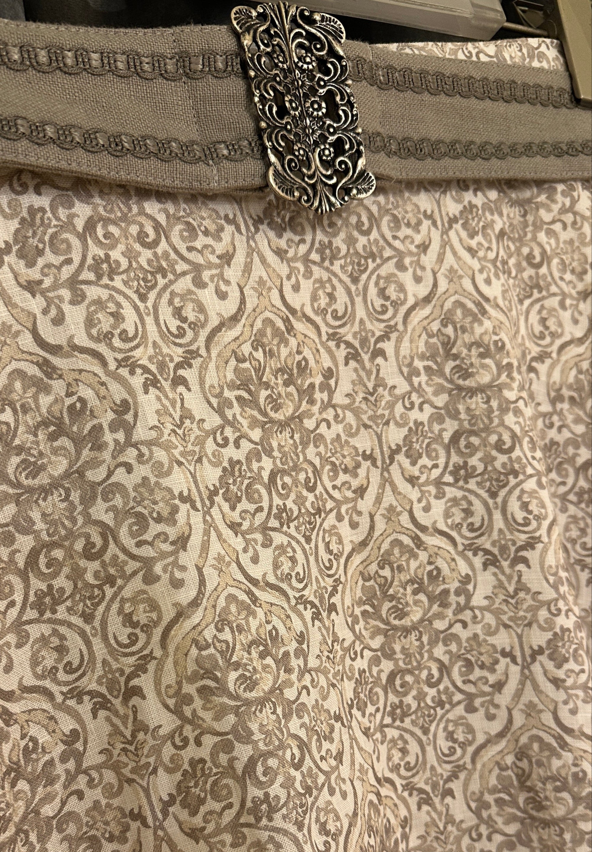 Damen Rock Kaiserjäger Hailey Leinen taupe 75cm