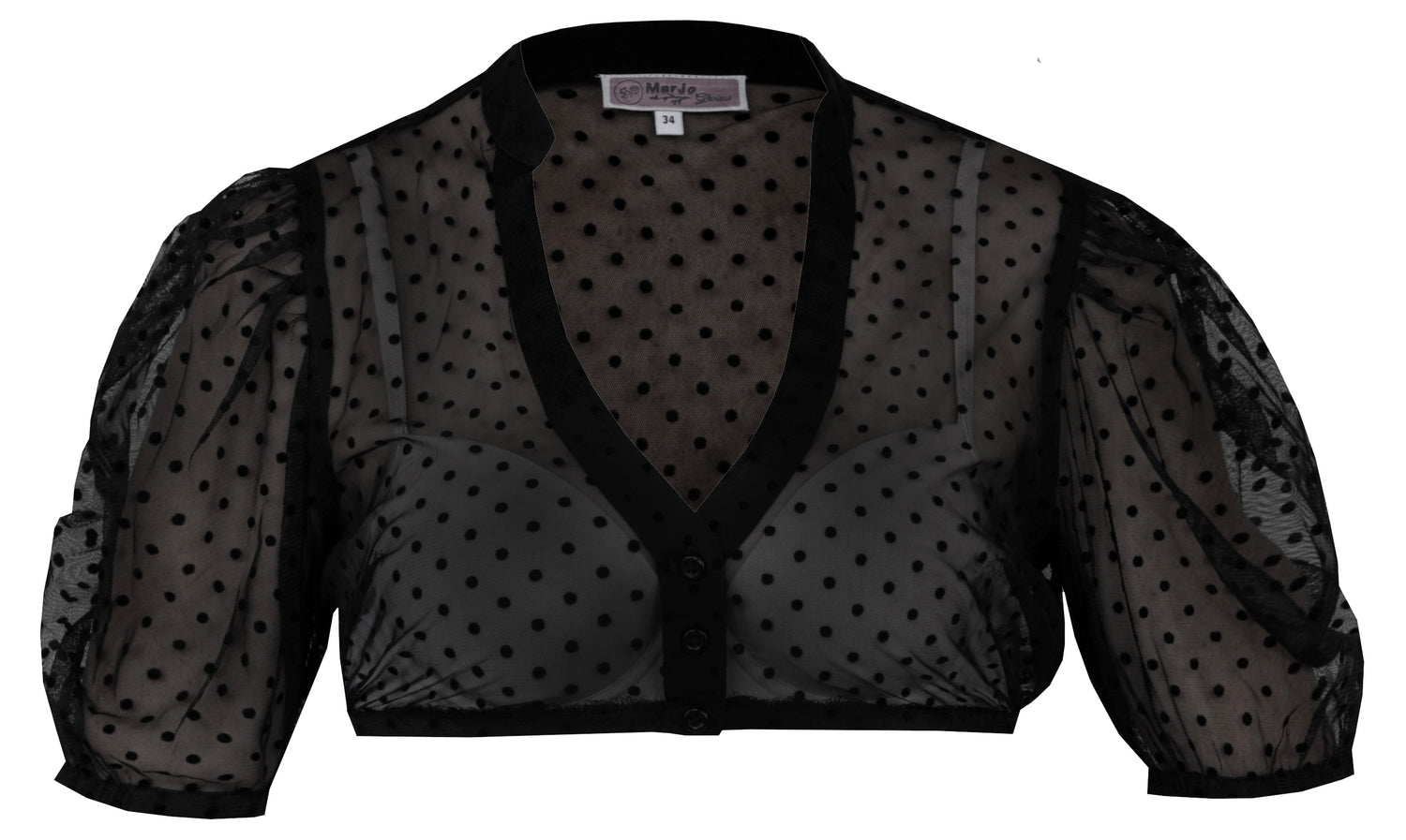 Dirndlbluse Marjo Zeitlarn schwarz