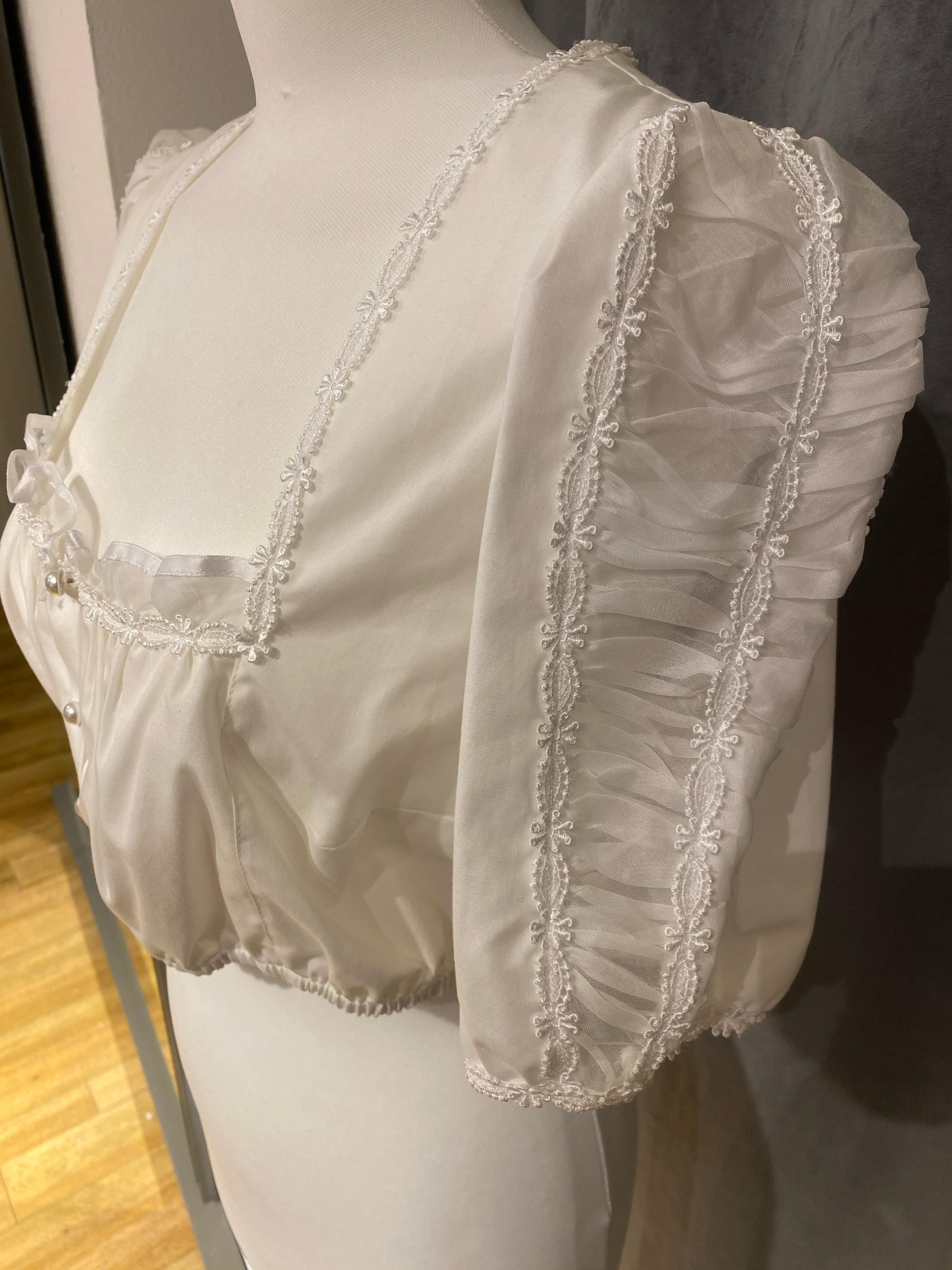 Dirndlbluse Krüger Collection weiß