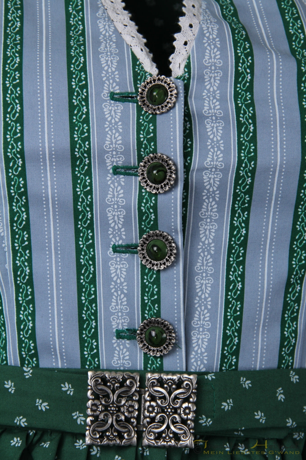tempvintage_baumwolldirndl_goldstich_blau_gruen_gestreift_mit_schlie_e1