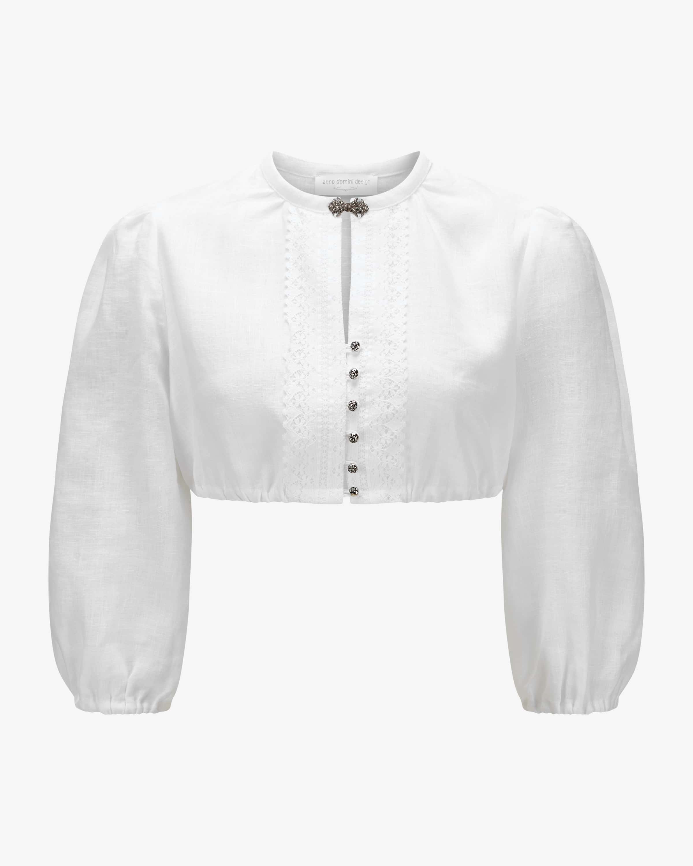 Dirndlbluse Emilia Anno Domini Design Leinen