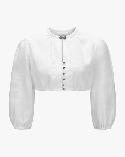 Dirndlbluse Emilia Anno Domini Design Leinen