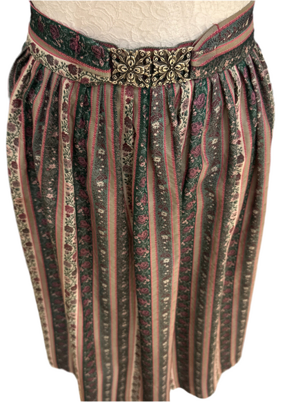 Dirndlschürze Berlin &amp; Wolff grün/rosa 80cm