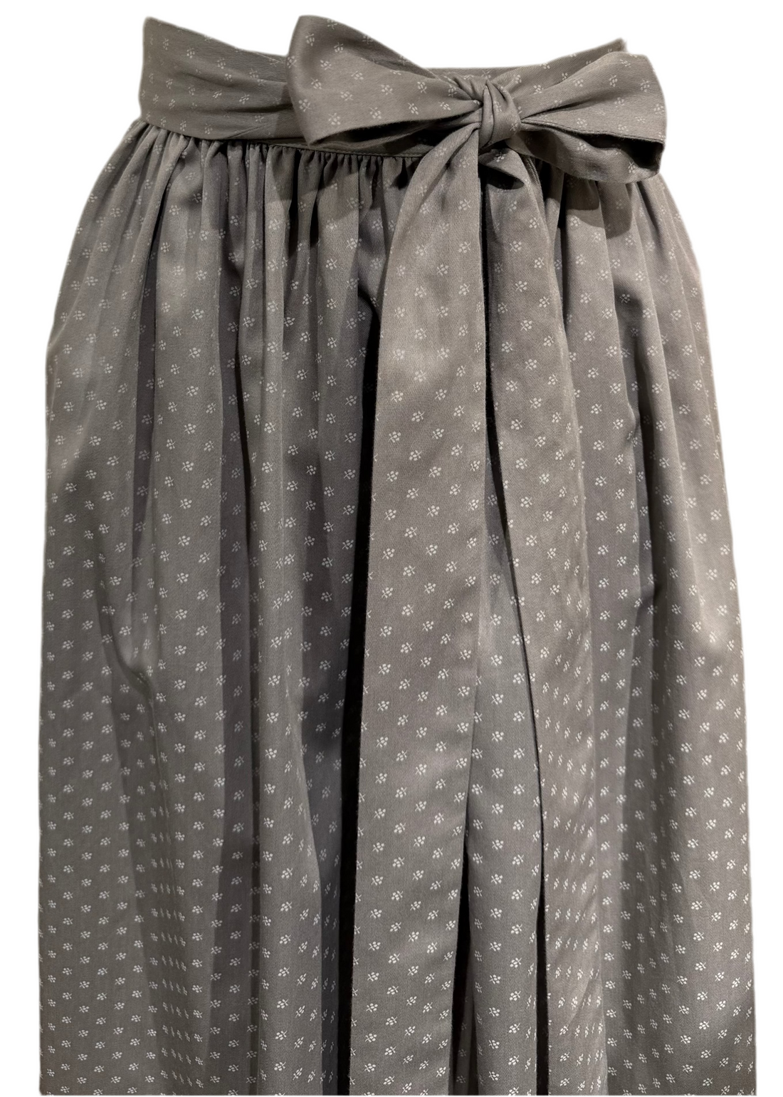 Dirndlschürze Anno Domini Design Lina grau 80cm