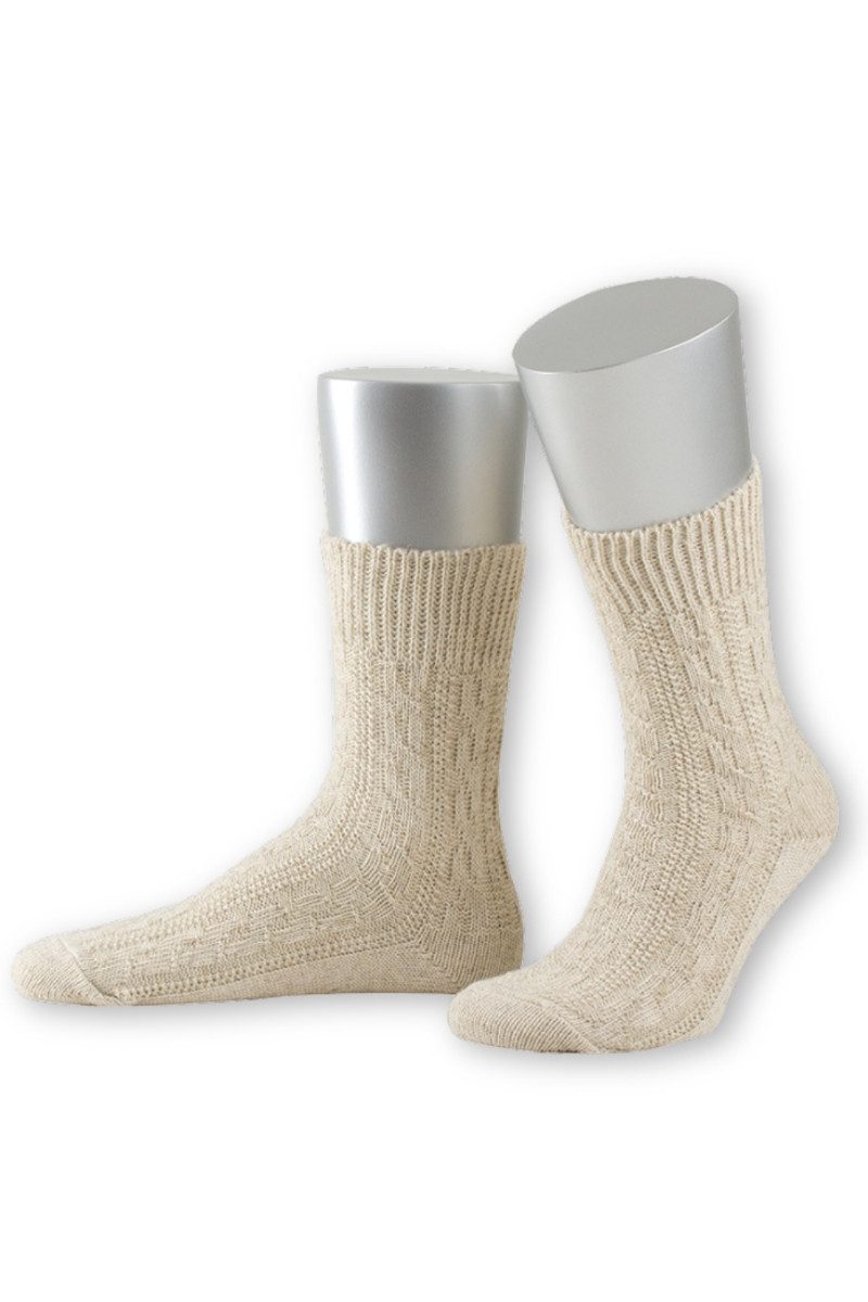 Herren Trachten Schopper Socken JD Tracht beige meliert