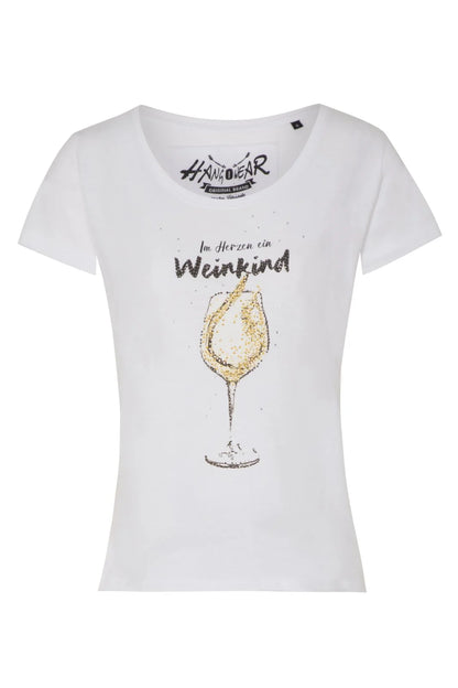 Tshirt Hangowear Weißweinkind weiß