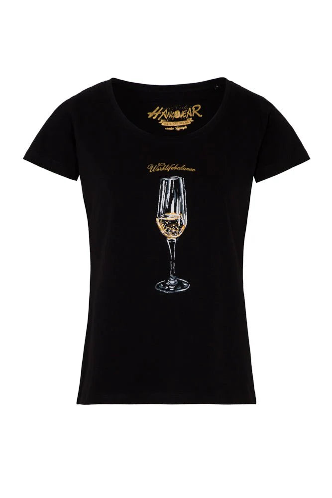 Tshirt Hangowear Worklifebalance schwarz