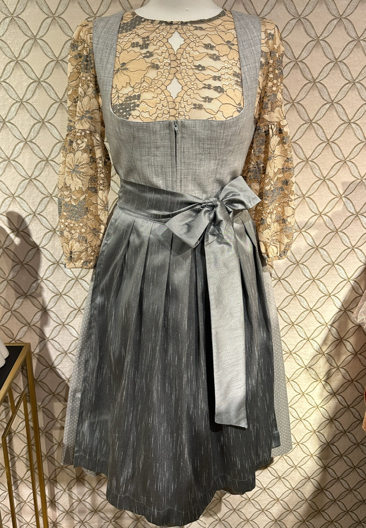 Dirndl Kaiserjäger hellgrau 70cm