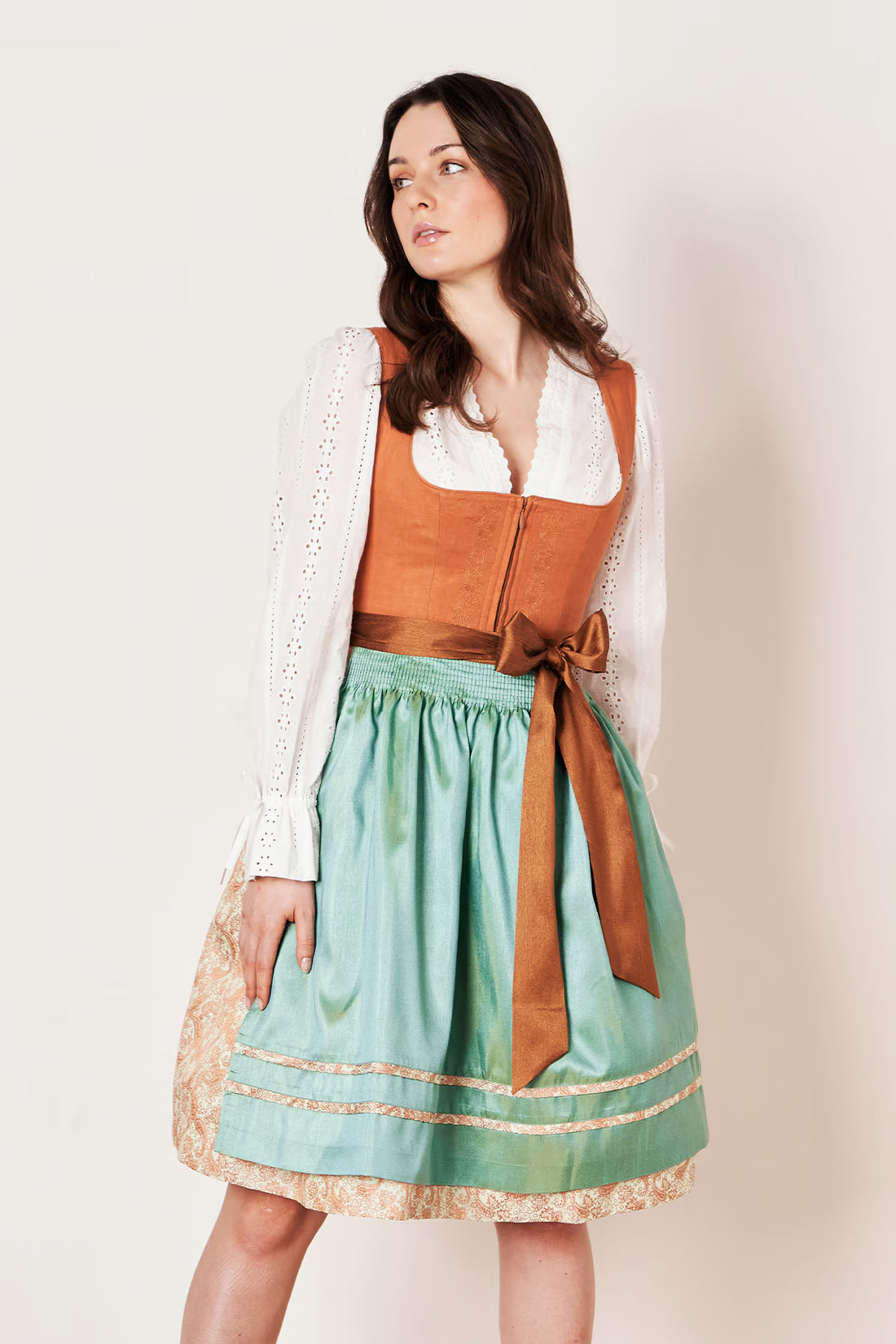 Dirndl Krüger Flaminia rost 60 cm