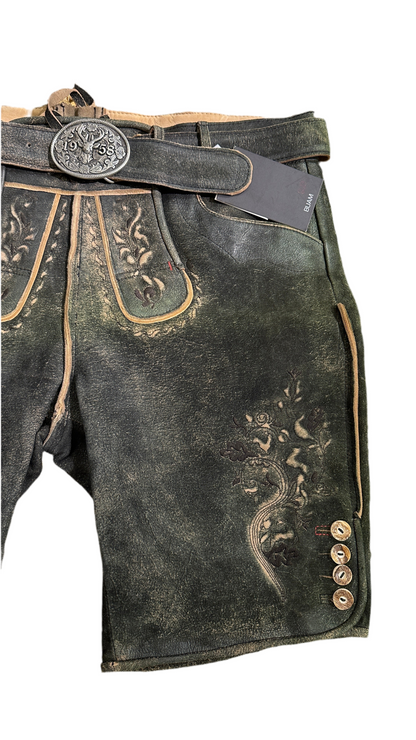 Lederhose Krüger Buam Matthias dunkelbraun