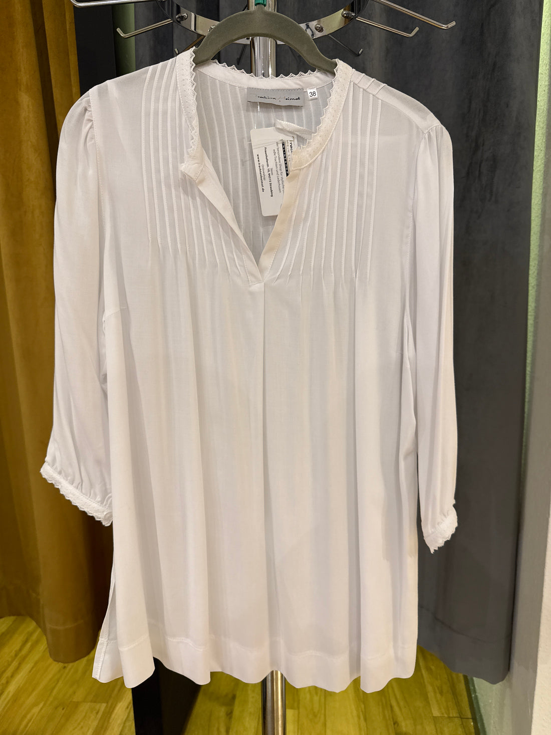 Trachten Bluse Country Line weiß