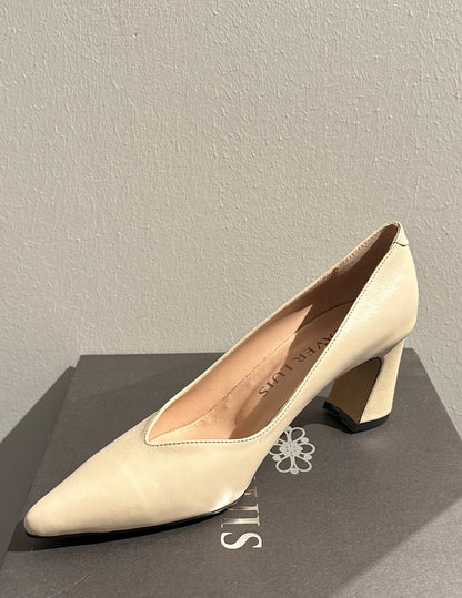 Trachten Dirndlschuh Pumps Hanna - Xaver Luis creme