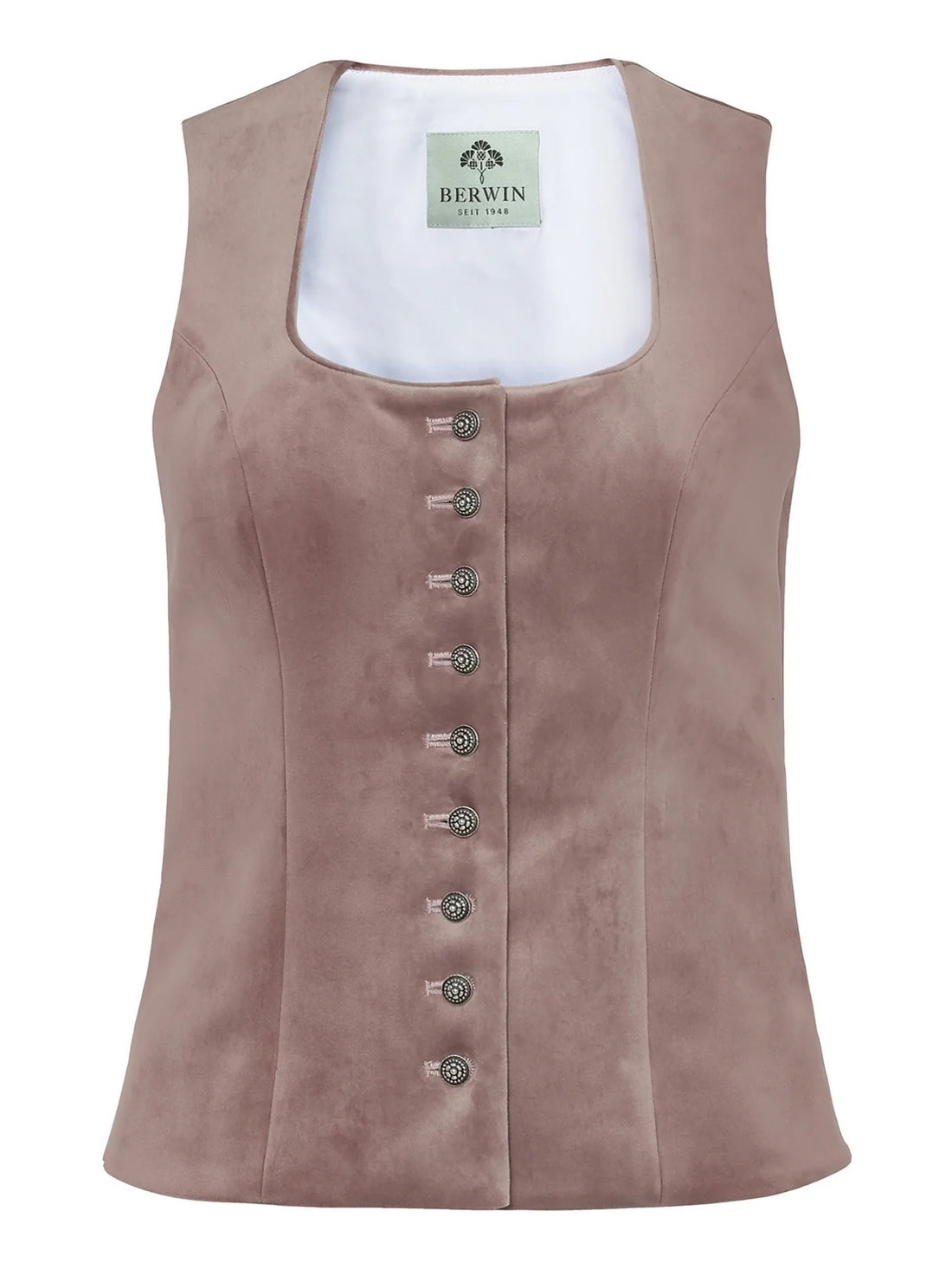 Trachtenmieder Samt Berwin rose