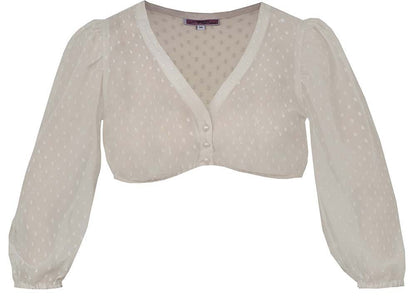 Dirndlbluse Marjo Ahorntal taupe