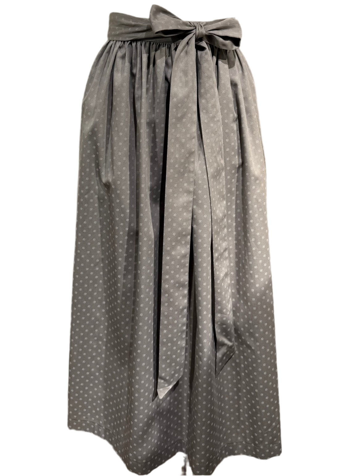 Dirndlschürze Anno Domini Design Lina grau 80cm