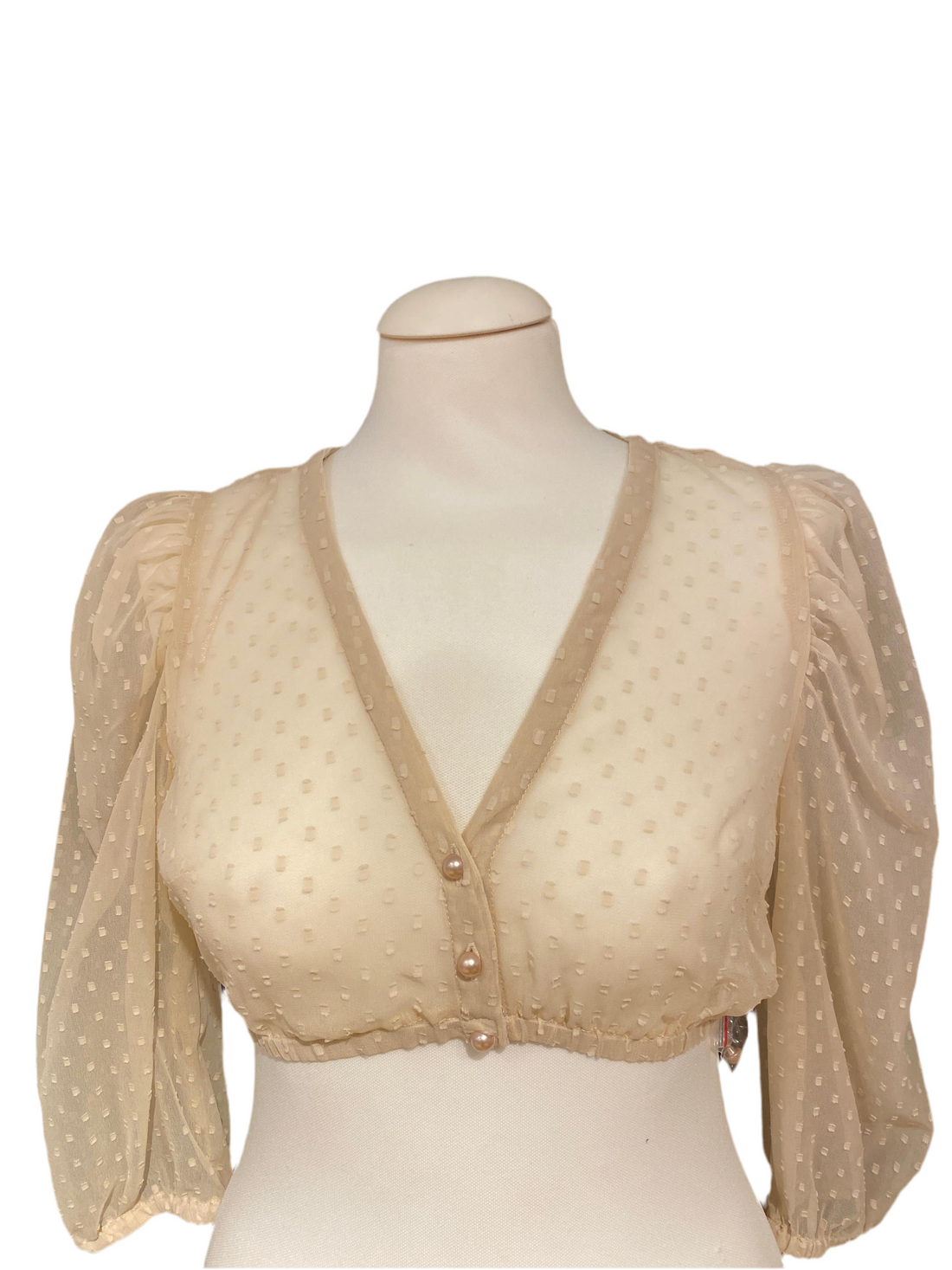 Dirndlbluse Marjo Ahorntal taupe