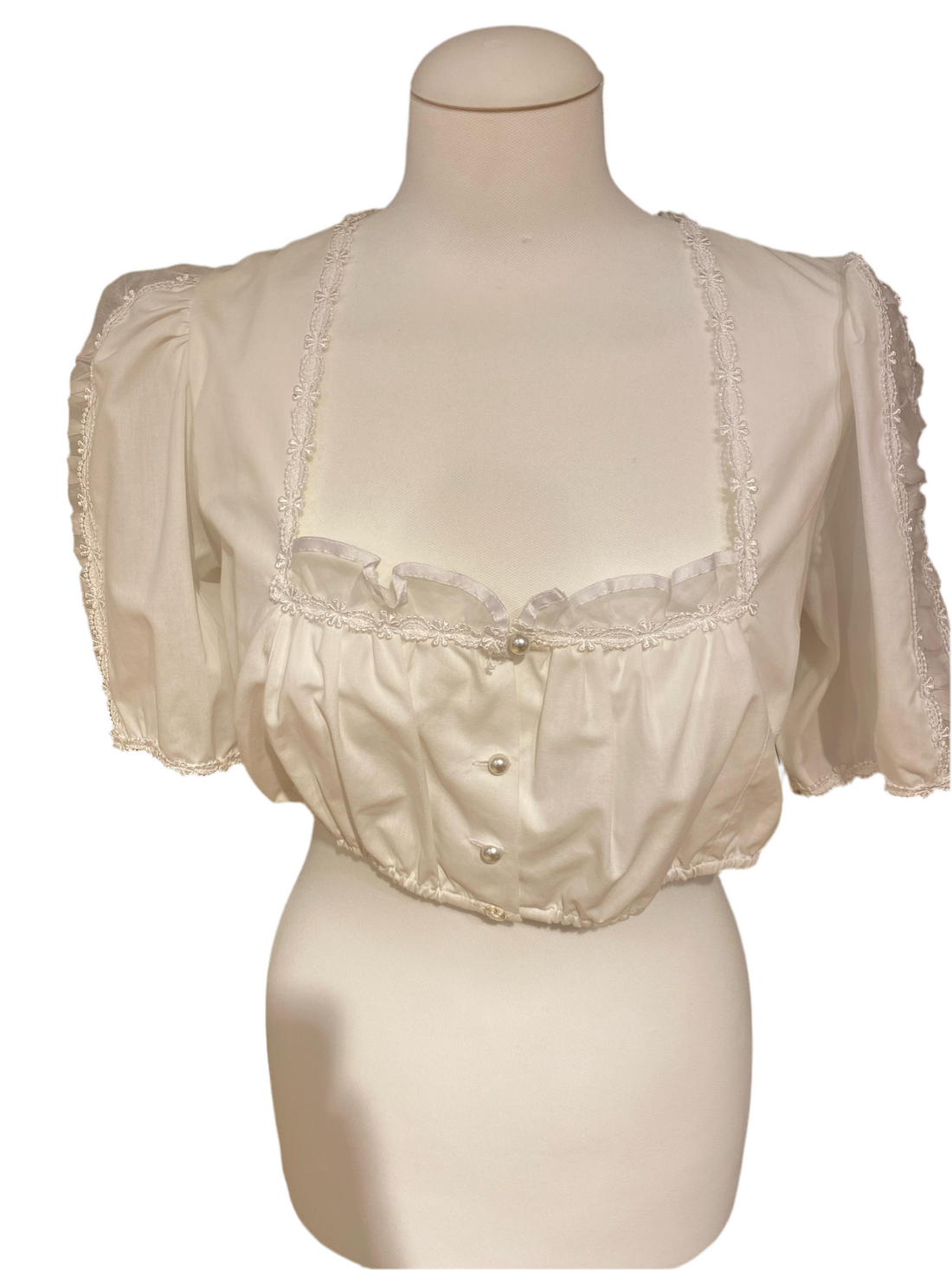 Dirndlbluse Krüger Collection weiß