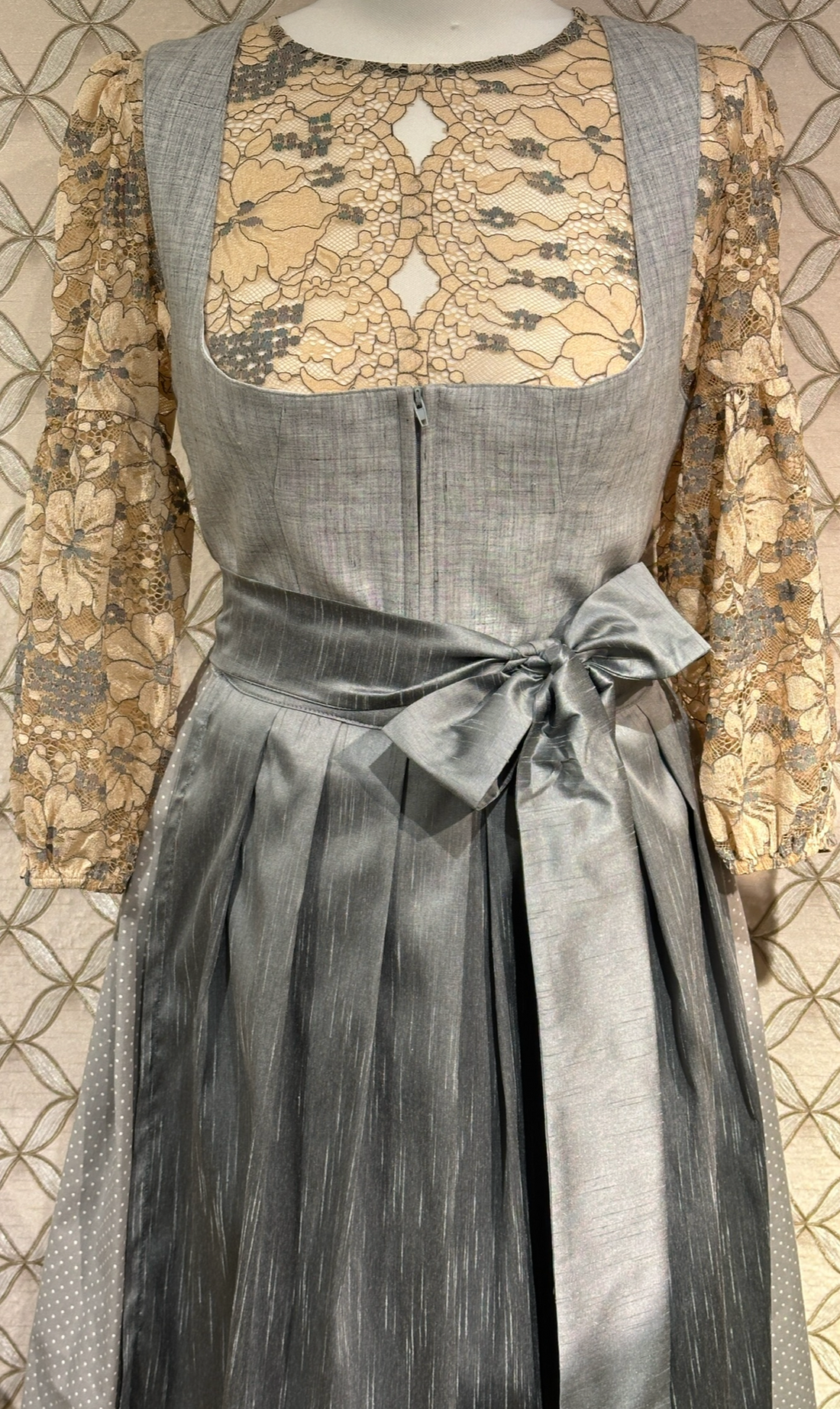 Dirndl Kaiserjäger hellgrau 70cm