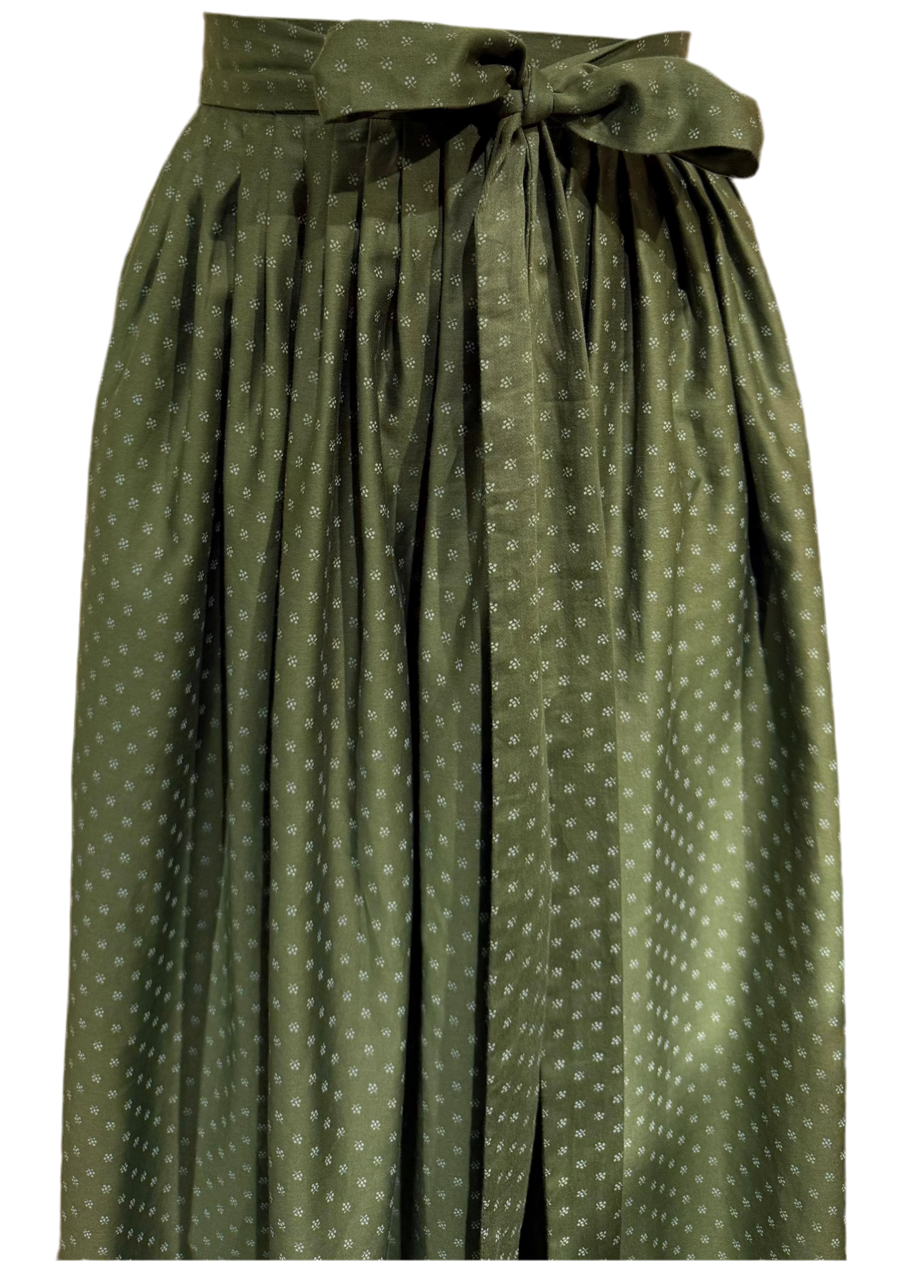 Dirndlschürze Anno Domini Design grün 80cm